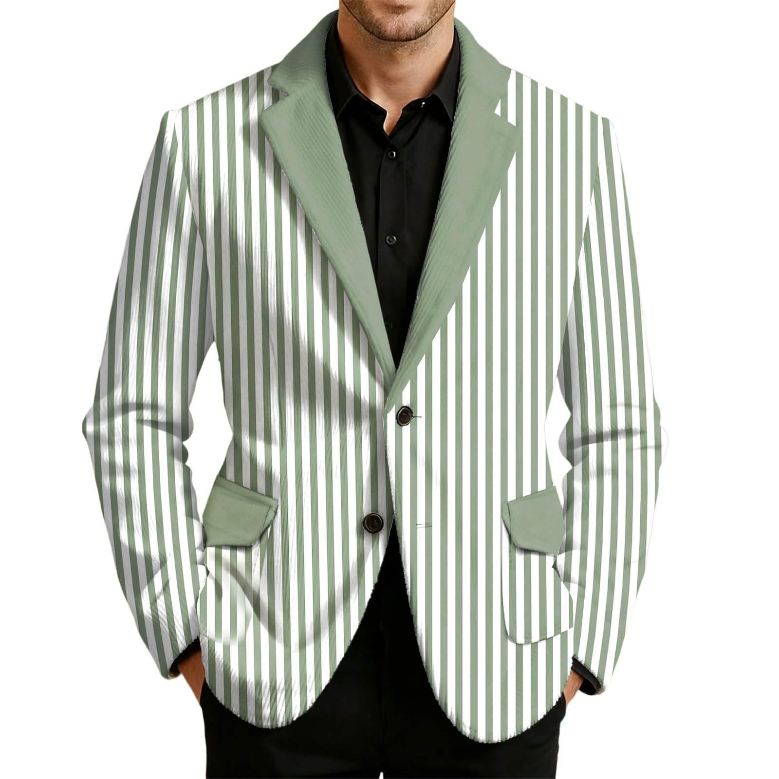Men's Cologne Clown Corduroy Jacket, Red and White Striped Printed Jacket, Funny Multicolored Jacket, Carnival Blazer, Circus Director Costume, Cosplay Blazer, Fasching Party Jacket, XL