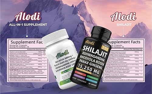 Miniatura 3 de Paquete de musgo marino + Shilajit Ultra Wellness lleno de Ashwagandha, Panax Ginseng, Rhodiola Cordyceps, cúrcuma, aceite de semilla negra, vejiga,