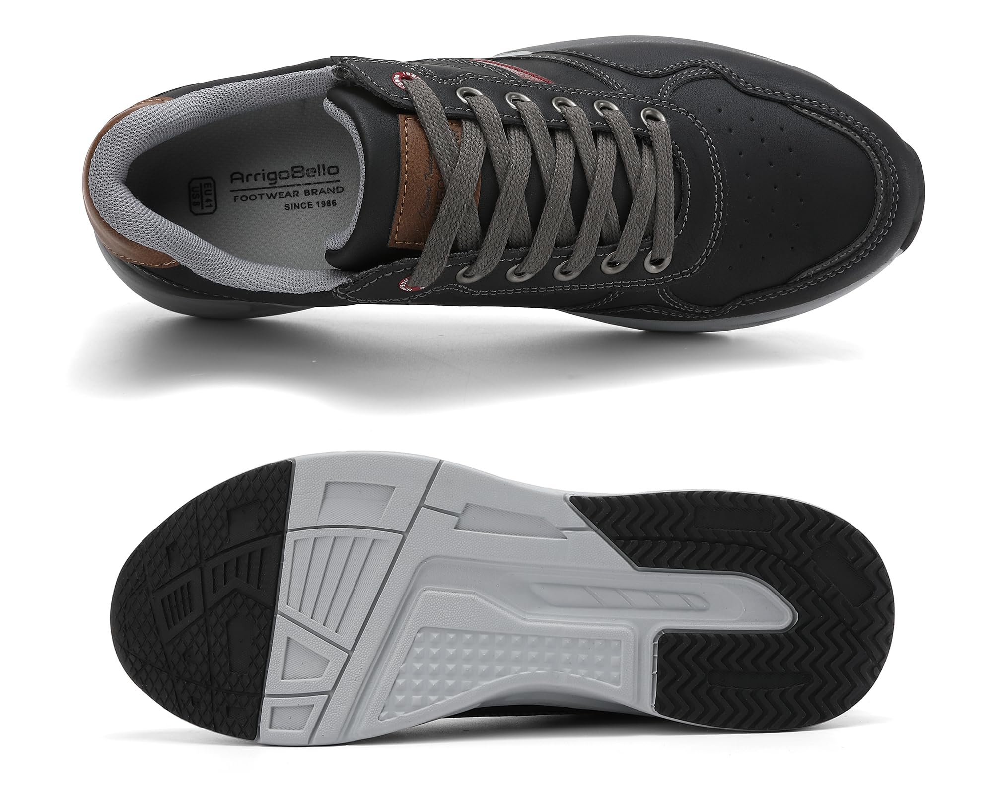 ARRIGO BELLO Baskets Homme Ville Chaussures Léger Formateurs Mode Sneakers Respirantes Marche Loisirs Chaussures Sports Extérieurs Taille 41-46