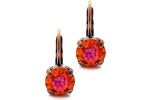 Astral Pink Earrings: Eye-Catching Hues of Pink and Orange