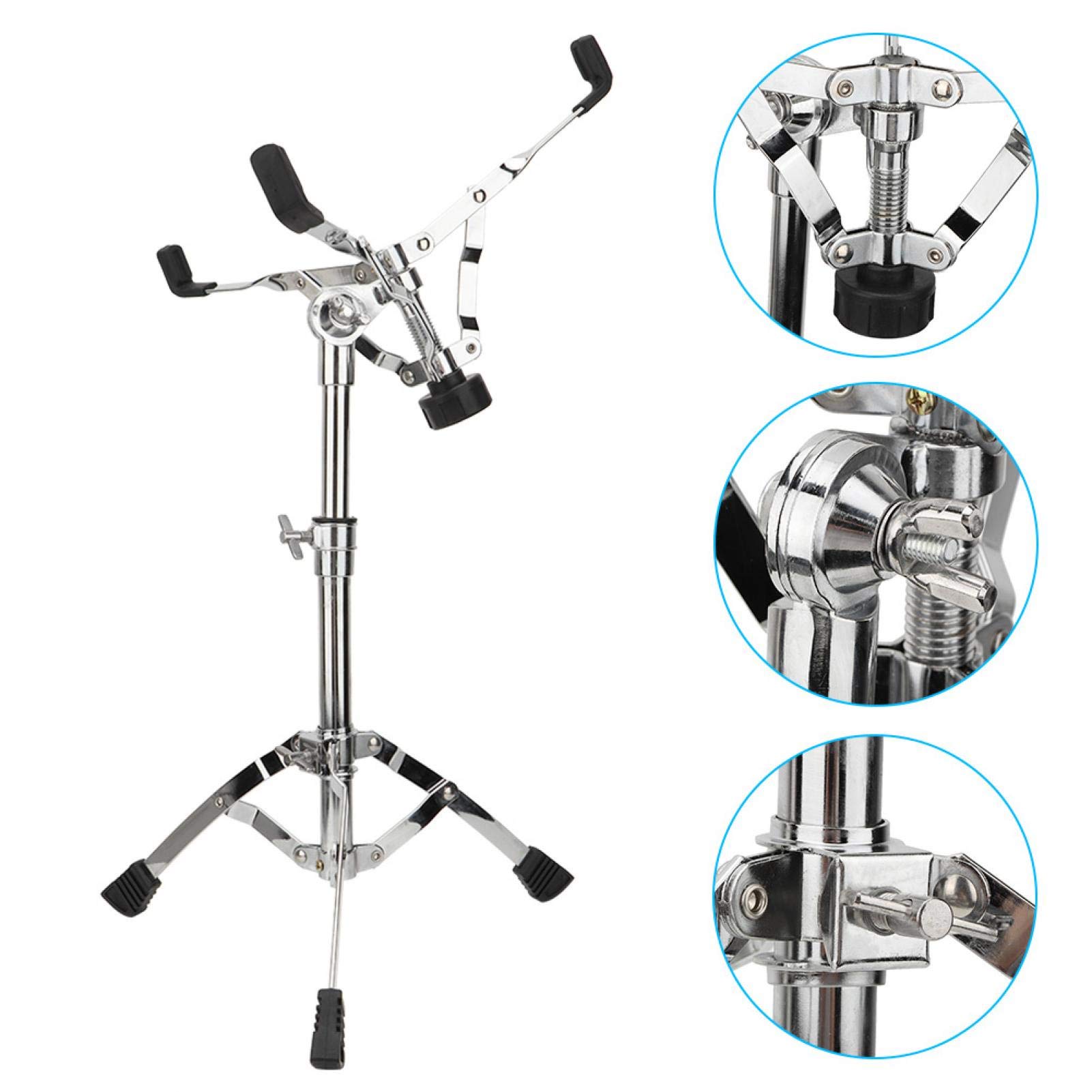 Supporto per batteria, supporto per batteria portatile regolabile, supporto per percussioni professionale in metallo resistente per strumenti di percussioni per musicisti Kit per batteria