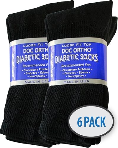 Miniatura 3 de Doc Ortho Calcetines Diabéticos de ajuste suelto, 6 pares, equipo