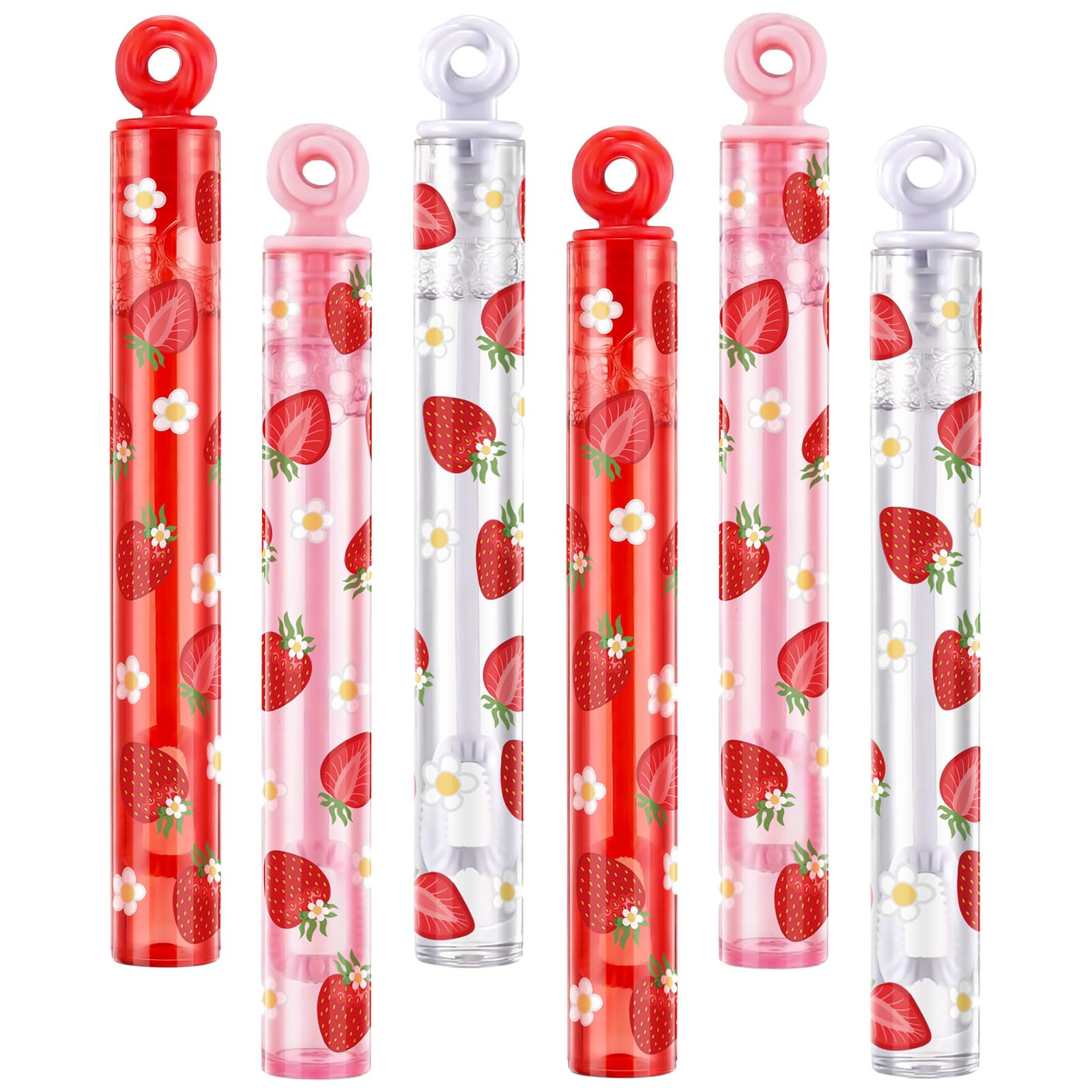 Rotatingpals 20 Pcs Strawberry Bubble Wands Strawberry Party Favors — image 1