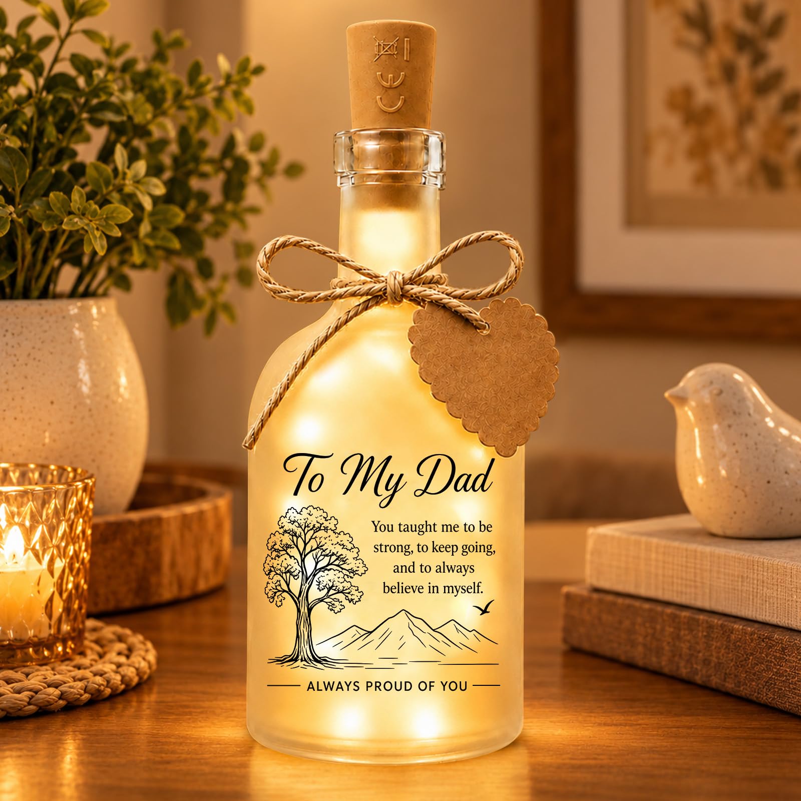 AKOFIC Dad Birthday Gifts from Daughter and Son, Fathers Day Gift for Daddy