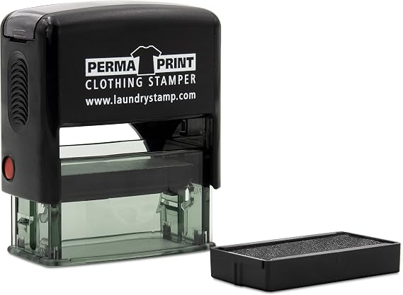 PermaPRINT Clothing Stamper with Black Ink