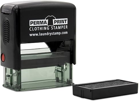 PermaPRINT Clothing Stamper with Black Ink