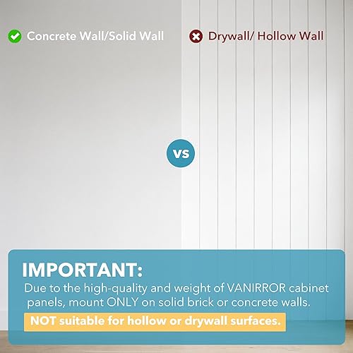 Miniatura 3 de Gabinete de medicina - Gabinete de baño de montaje en pared con iluminación DIY, diseño de tapa única y diseño de dos tonos, gabinetes de