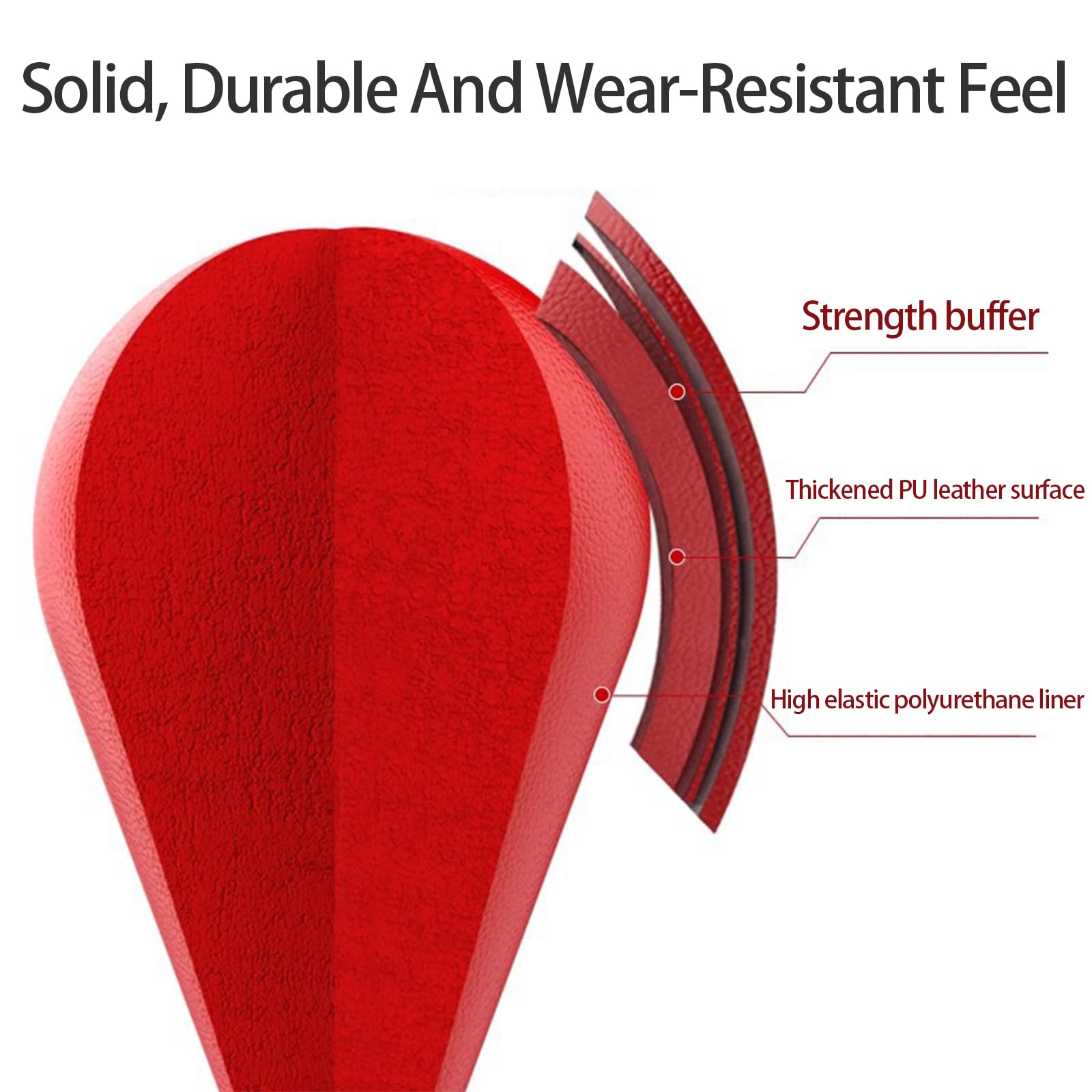 Boxing Speed Reflex Ball, Höhenverstellbare Trainingstasche für Erwachsene und Kinder