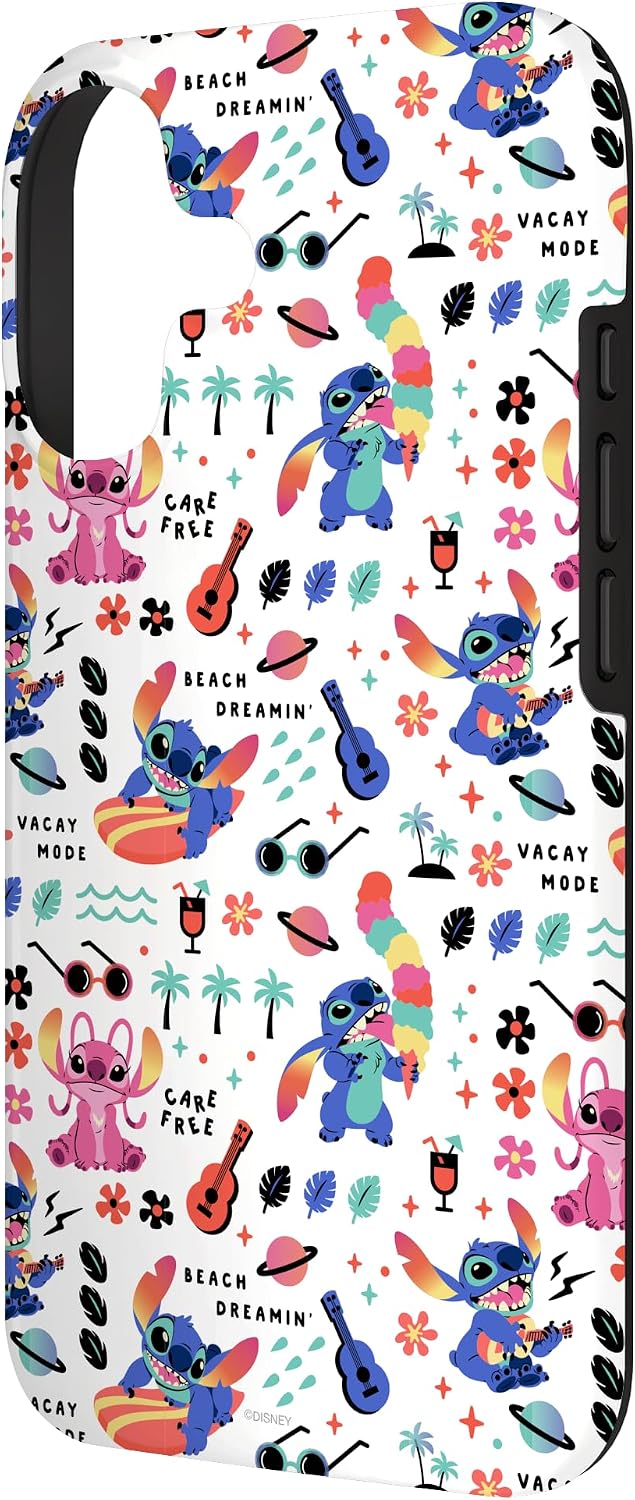 Disney Stitch and Angel Vacay Mode Print Case for iPhone 17