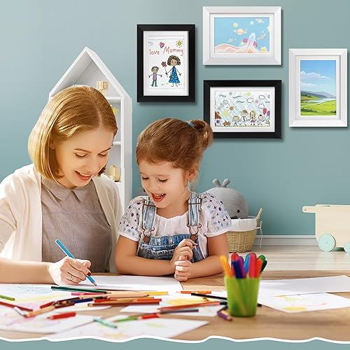 Miniatura 7 de Marcos de arte para niños, marcos de arte para niños de apertura frontal, marcos de ilustraciones para niños, pantalla intercambiable, marcos de