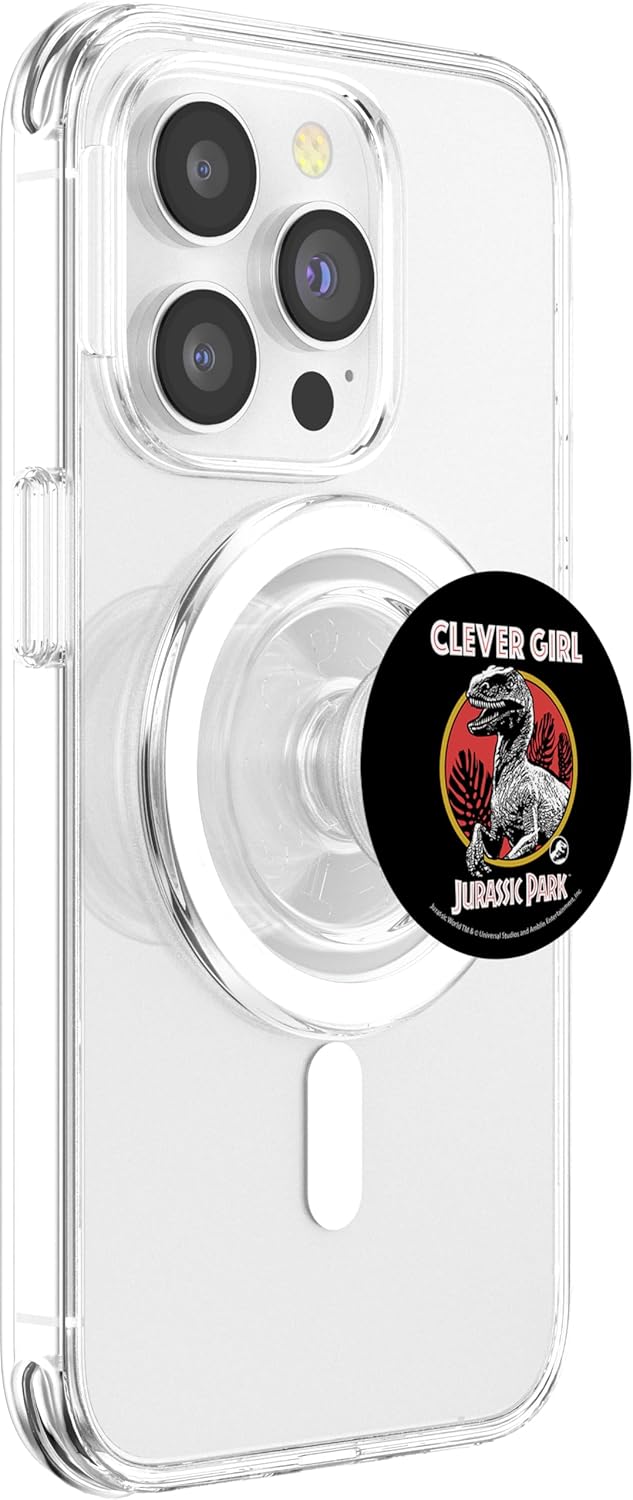 Jurassic Park Clever Girl Classic Raptor PopSockets PopGrip for MagSafe