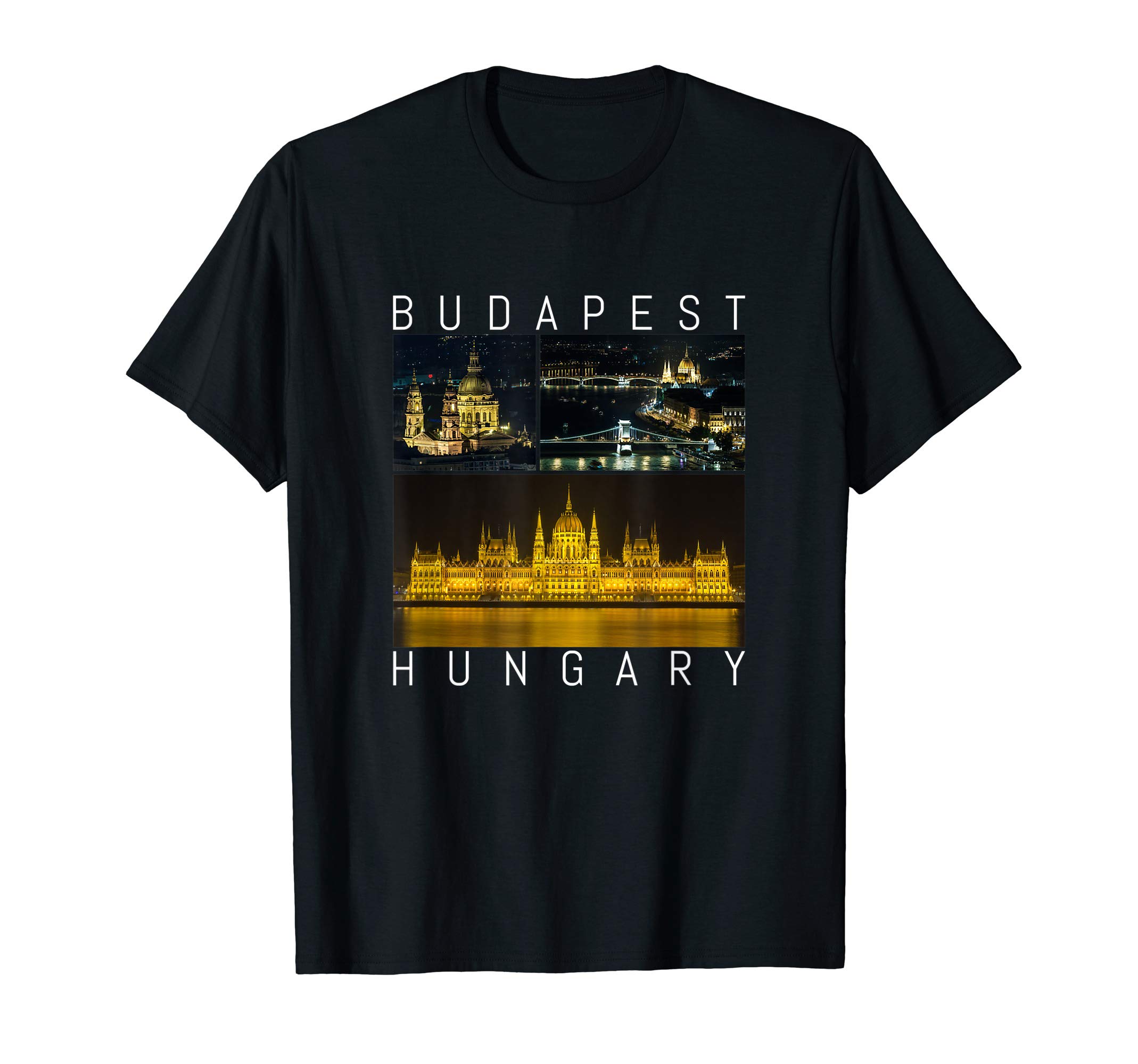 Budapest Hungary T-Shirt famous sights gallery Souvenir T-ShirtOEKO-TEX STANDARD 100