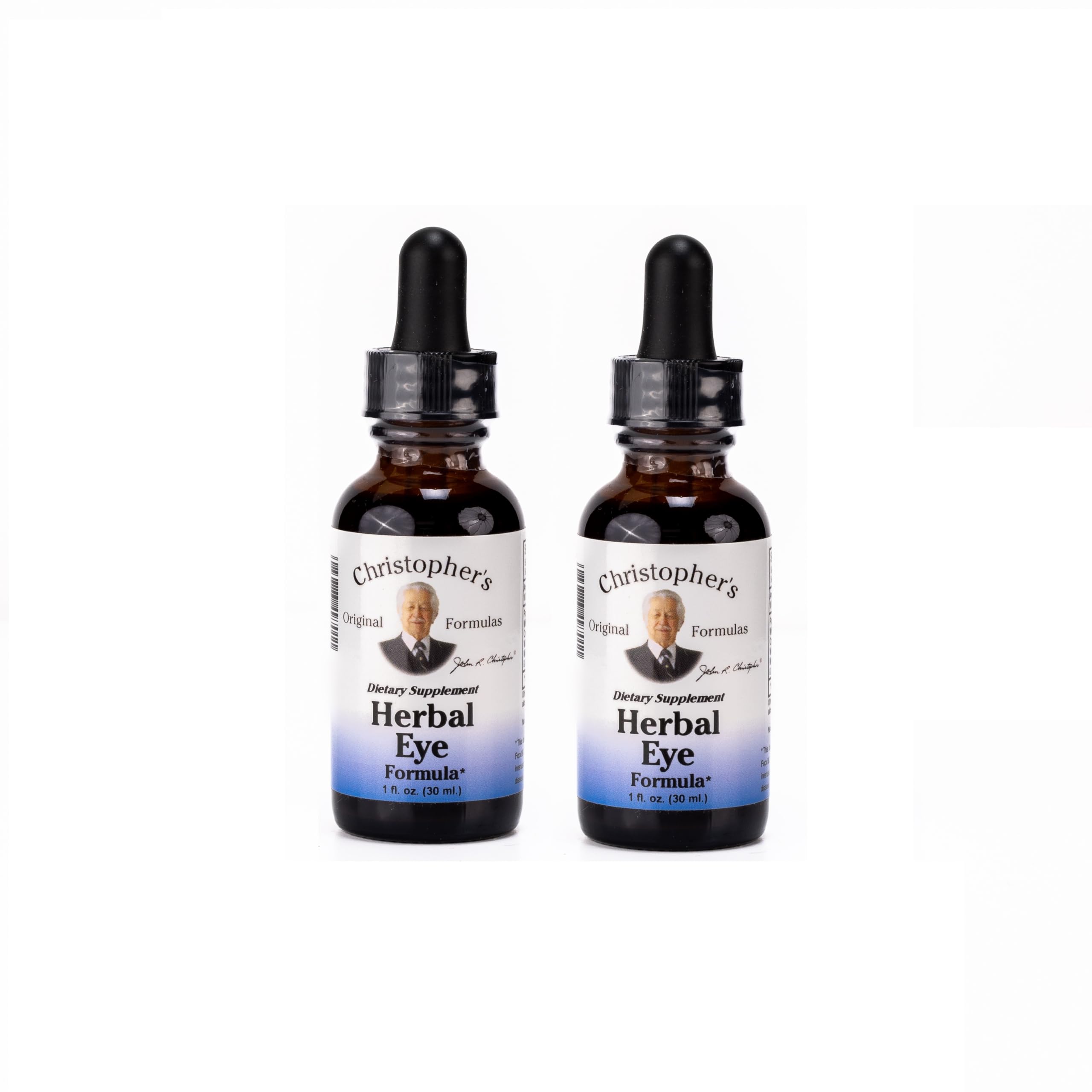 Christopher's Original Formulas Herbal Eyebright Extract, 1 oz Liquid - Natural Eye Support - Pack of 2