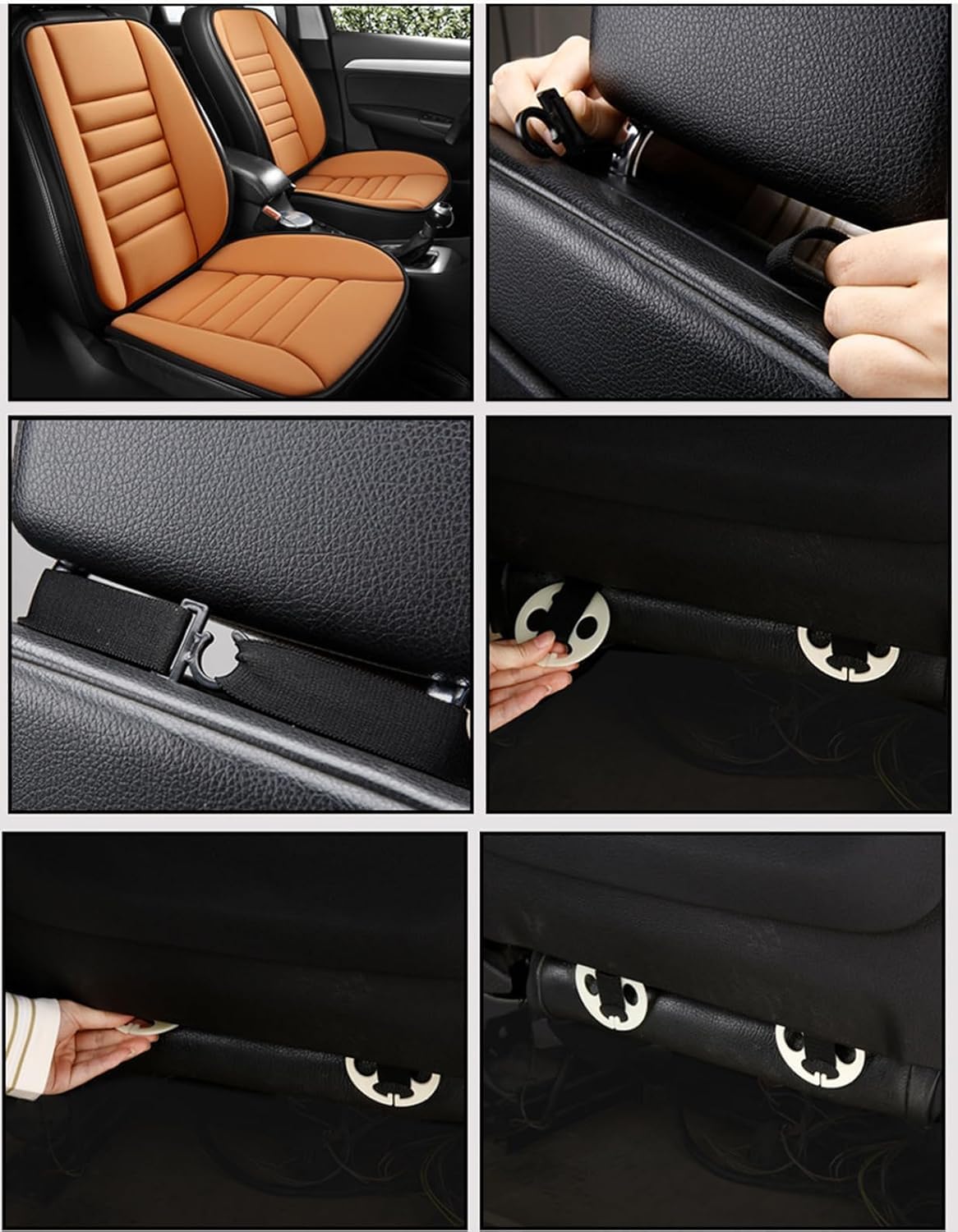 Coussin Rehausseur Siège Voiture pour BMW 2er Active Tourer/Tourer Van (F45), Coussin d’Augmentation de Hauteur avec Mousse à Mémoire de Forme,Antidérapant et Respirant,Business Gray