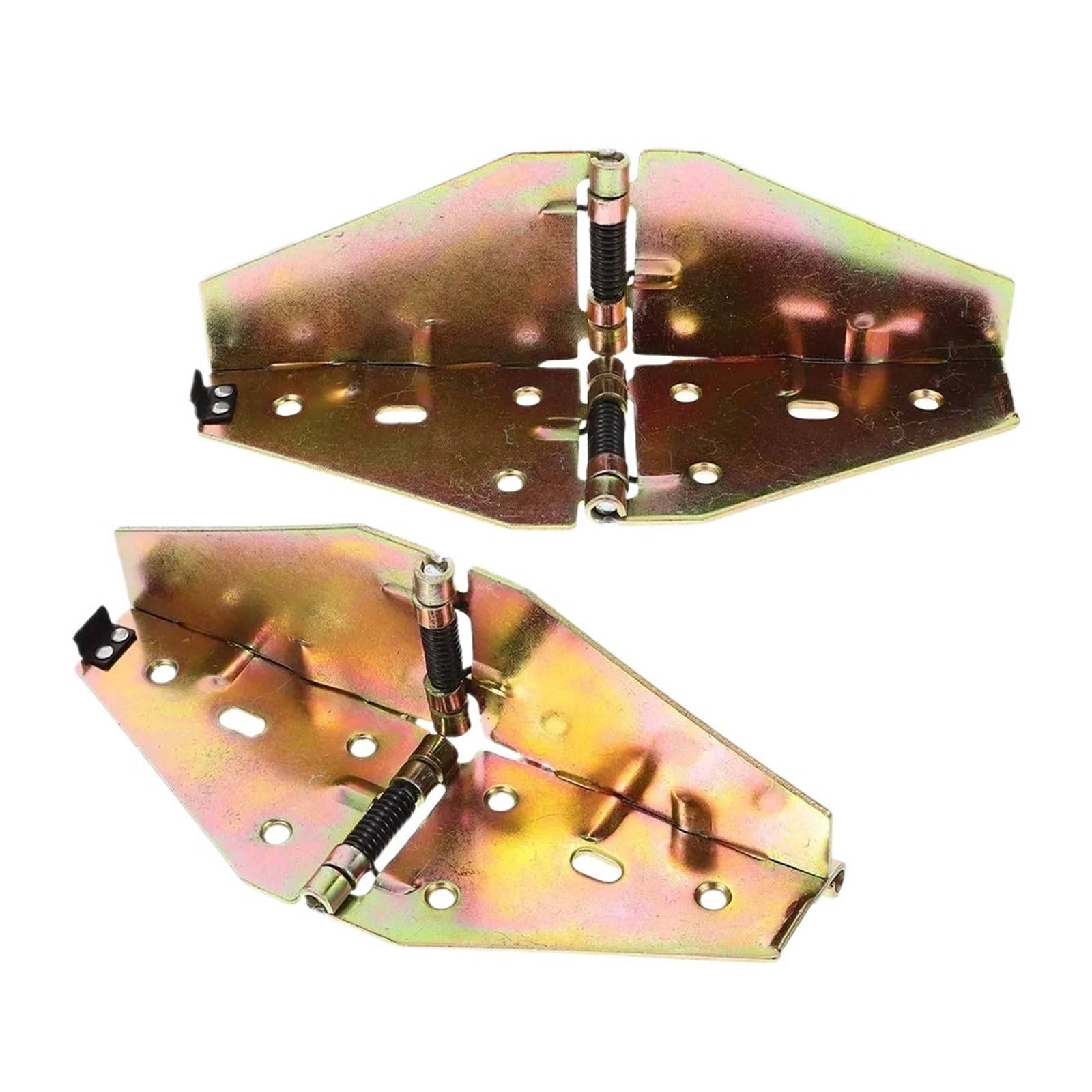 Kjbdqqh Color1 180 Degree Folding Hinge 2Pcs 180 Degree Folding Hinge Spring Lock Foldable Table Leaf Kitchen For Furniture