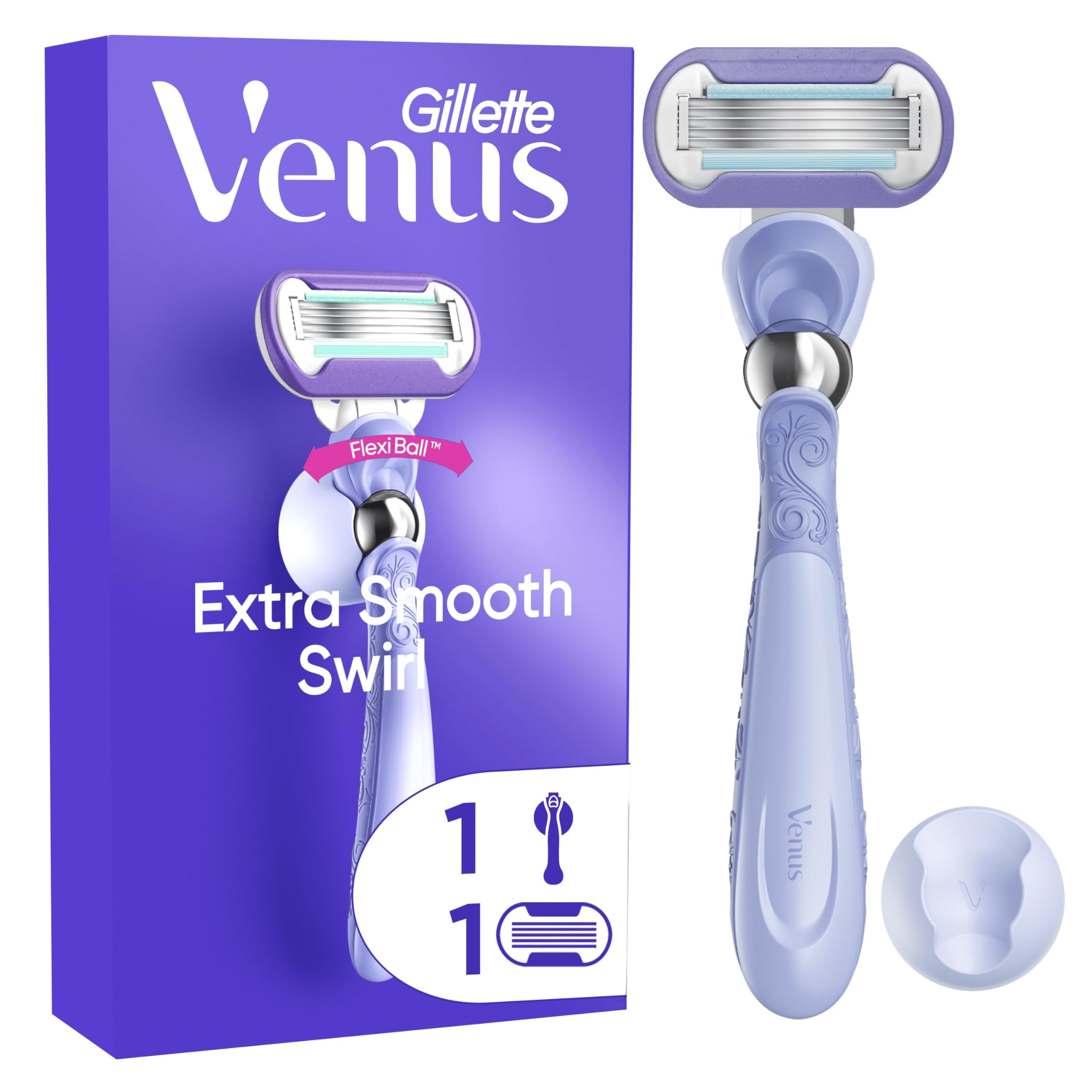 Gillette Venus Swirl Extra Smooth Pack Of 6 Cartridges Razor New 100% GENUINE