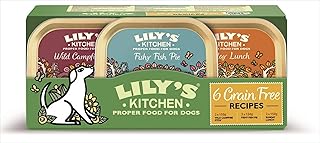 Lily's Kitchen - Getreidefreies Nass Hundefutter für ausgewachsene Hunde 6er Schalen (6 x 150g) - Multipack product image