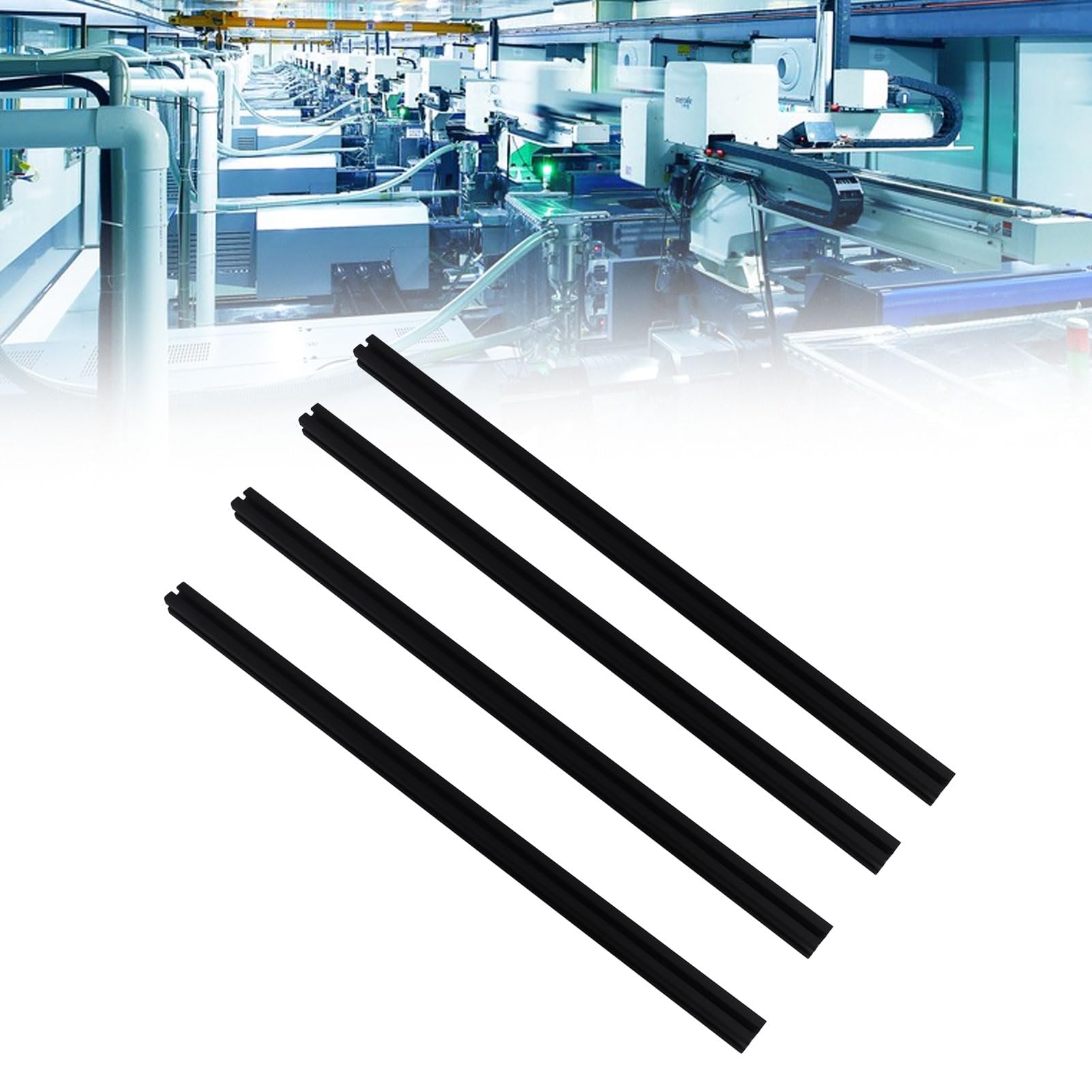 Alta Resistencia, Superficie Lisa 4 Piezas 1000 Mm T Slot Perfil de Extrusión de Aluminio 4040 Rail Lineal Estándar Europeo Europeo, Estructura Fuerte, Vida útil Larga, Adecuada