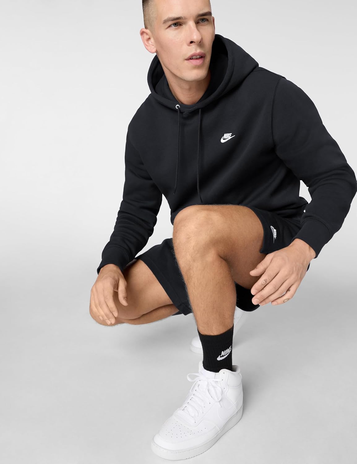 Nike Men's Club Pullover Fleece Hoodie - Image 5
