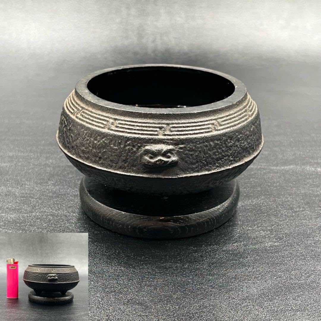 Amazon｜521-4 南部鉄器灰落とし 灰皿鉄製煙草香炉仏具お香立て