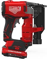 Vista 4 de CRAFTSMAN Kit de clavadora de pines V20, calibre 23, inalámbrico, batería y cargador incluidos (CMCN623C1)