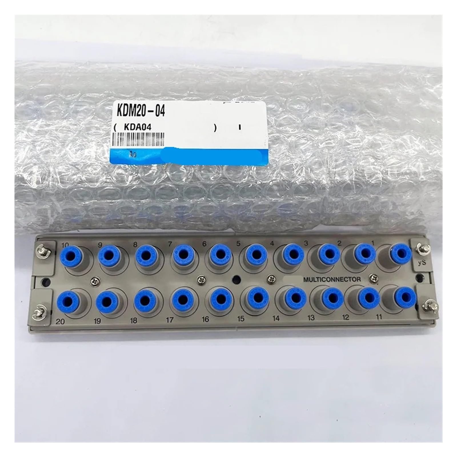 Joint d'amarrage multi-tubes KDM20S-08 raccord pneumatique mâle