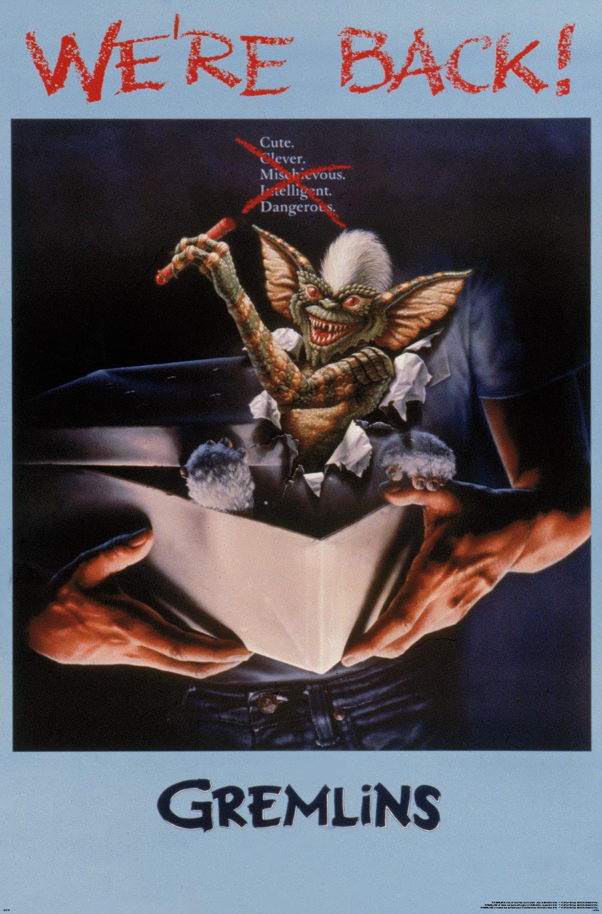 Amazon.com: Gremlins - We're Back One Sheet Wall Poster, 22.4L