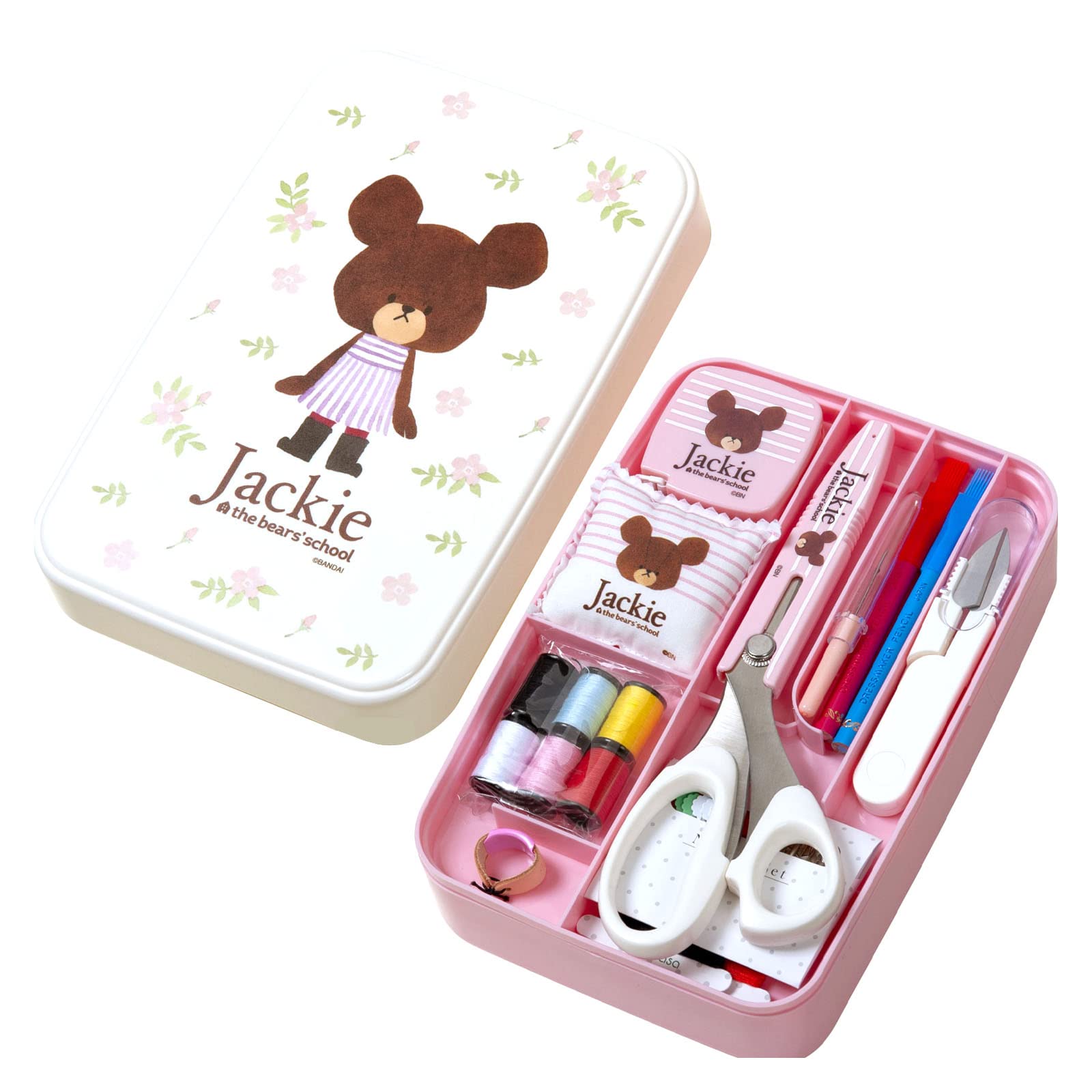 Amazon.co.jp: ミササ くまのがっこう ソーイングセット うす型タイプ
