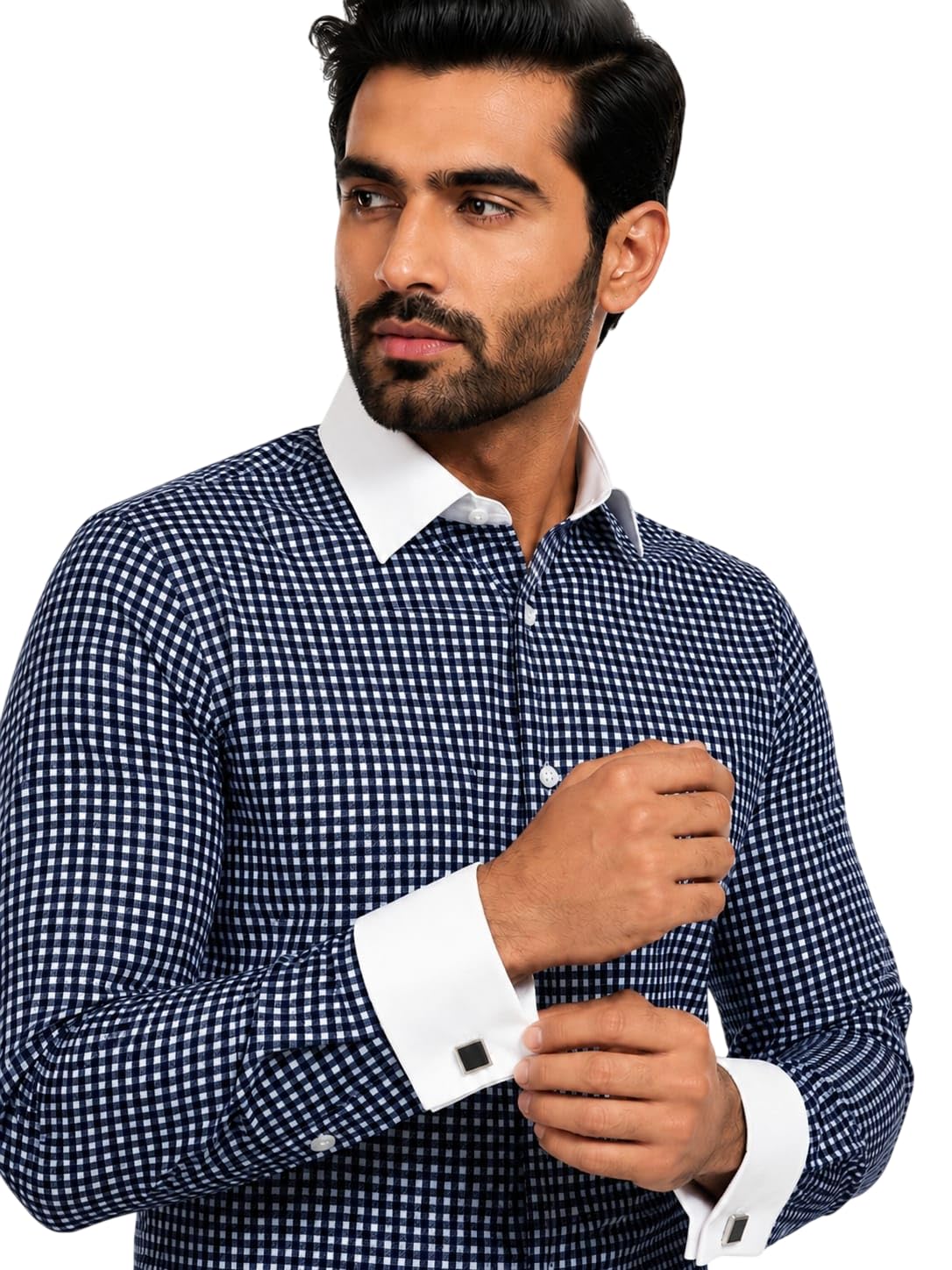 livik Oxford Elite French Cuff Shirt with Contrast Cuff & Collar-picture-24