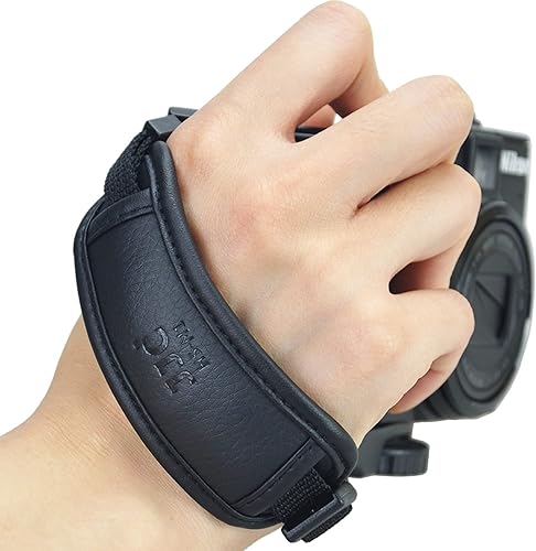 JJC Correa de mano para cámara Nikon Z fc Zfc Z5 Z6 Z7 Z6II Z7II Z50 D7500 D7200 D5600 D3500 D3200 Coolpix P1000 P950 B700 B600 P7800 P990 32 P6 10