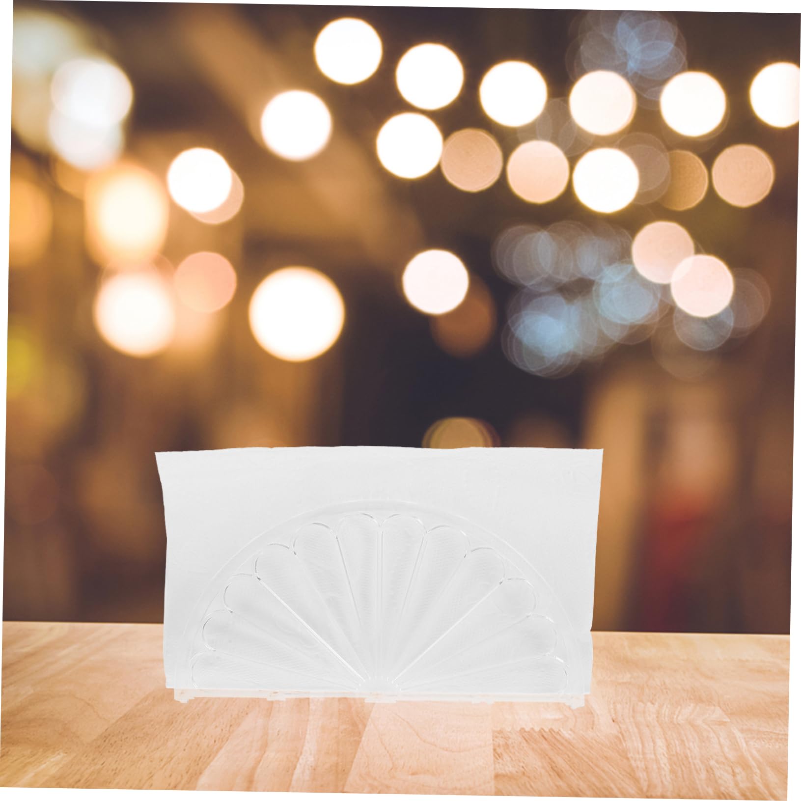 LABRIMP Servilletero Decorativo Semicircular para Mesa de Cocina y Comedor, Diseño Creativo en Ps Superficie Suave, Paquete de 6 Unidades Versátiles y Funcionales