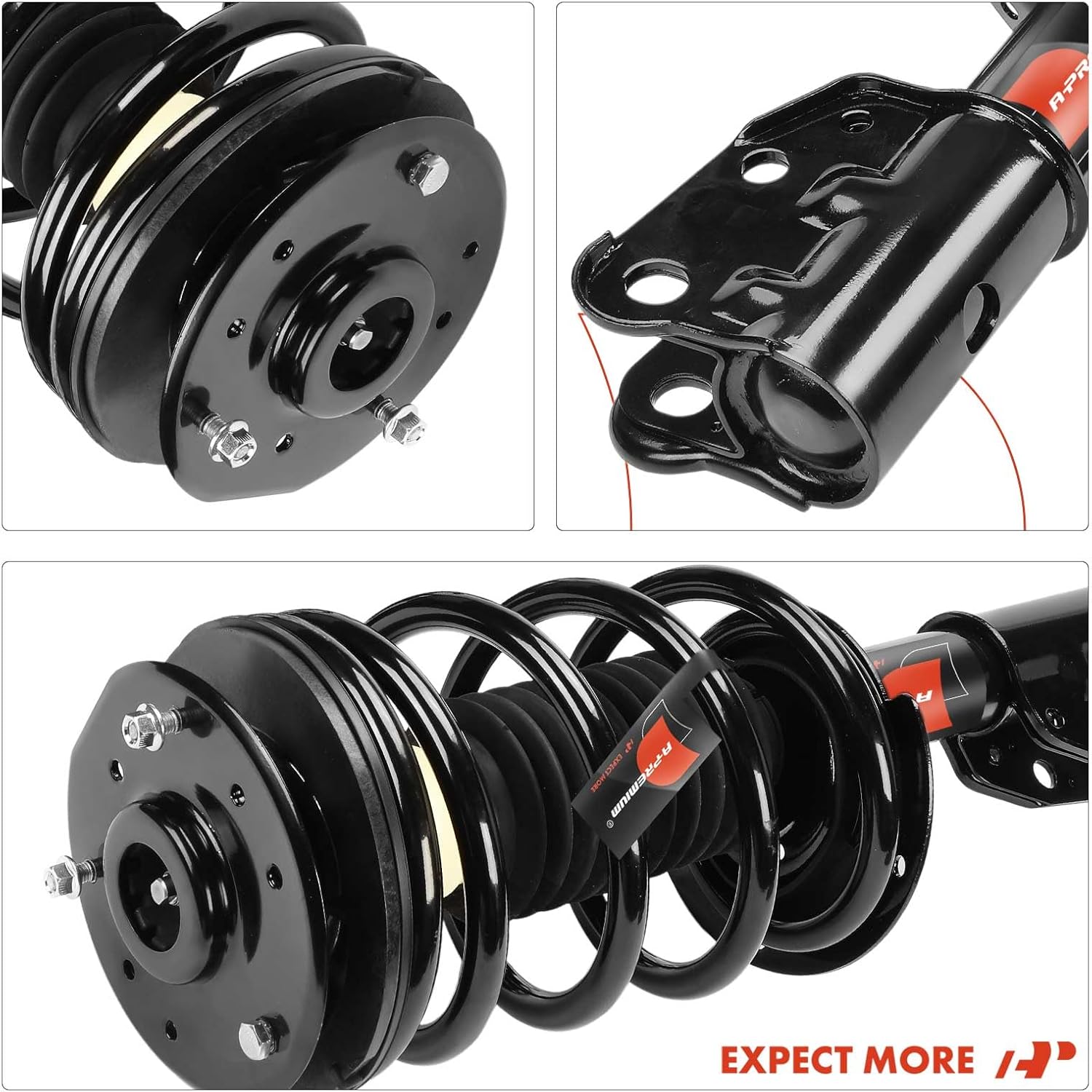 A-Premium Front Struts Compatible with Chevrolet Malibu 1997-2003, Classic 2004-2005 & Oldsmobile Cutlass 1997-1999, Alero & Pontiac Grand Am - 2x Replacement Suspension Complete Strut Assembly Shock