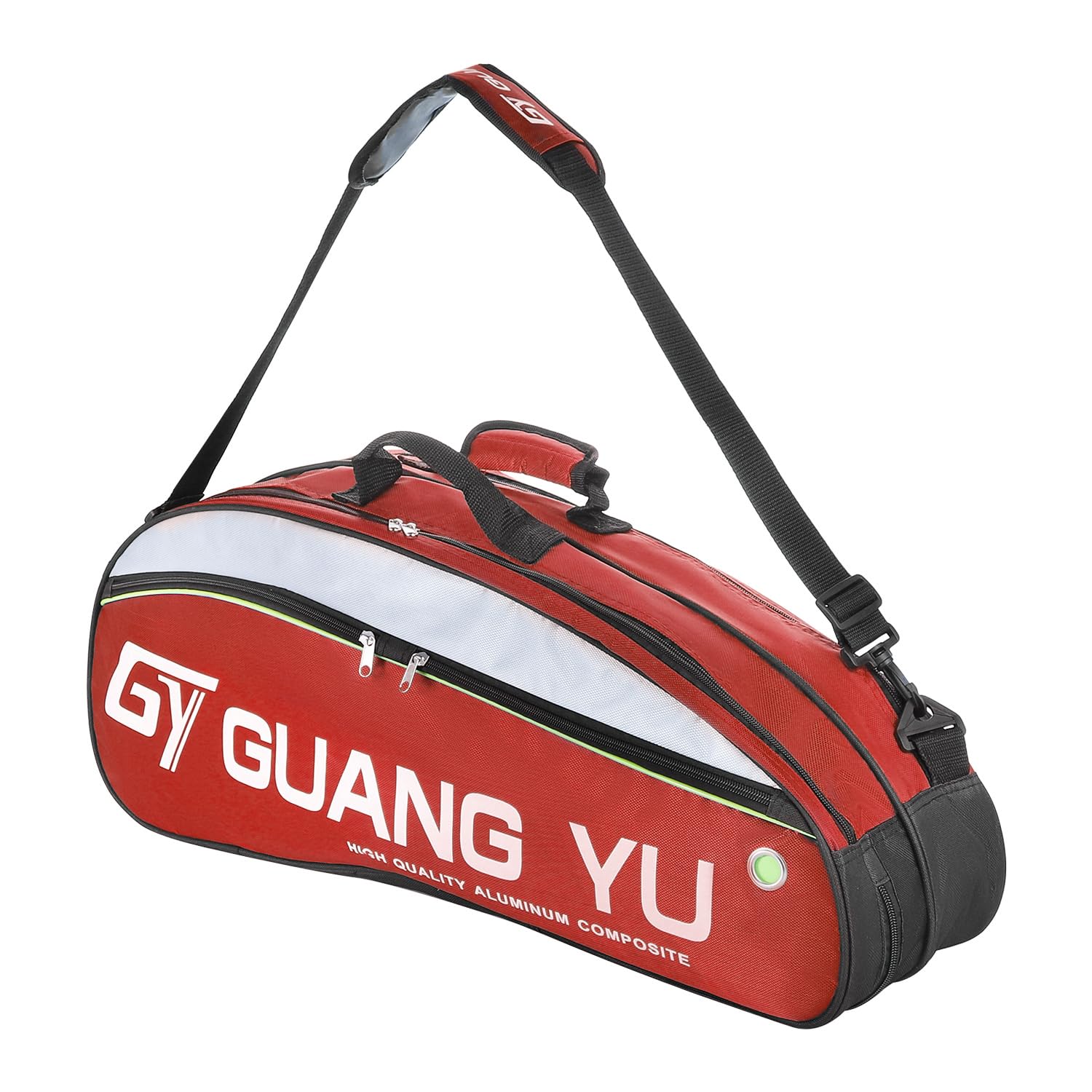 LONTG Sac de Raquette de Badminton Tennis en Oxford 1200D Sac à Dos/épaule Grande Capacité 3-6 Raquettes Sacoche de Tennis Squash Etanche Sacoche de Sport Badminton Portable à Chaussures Homme Femme