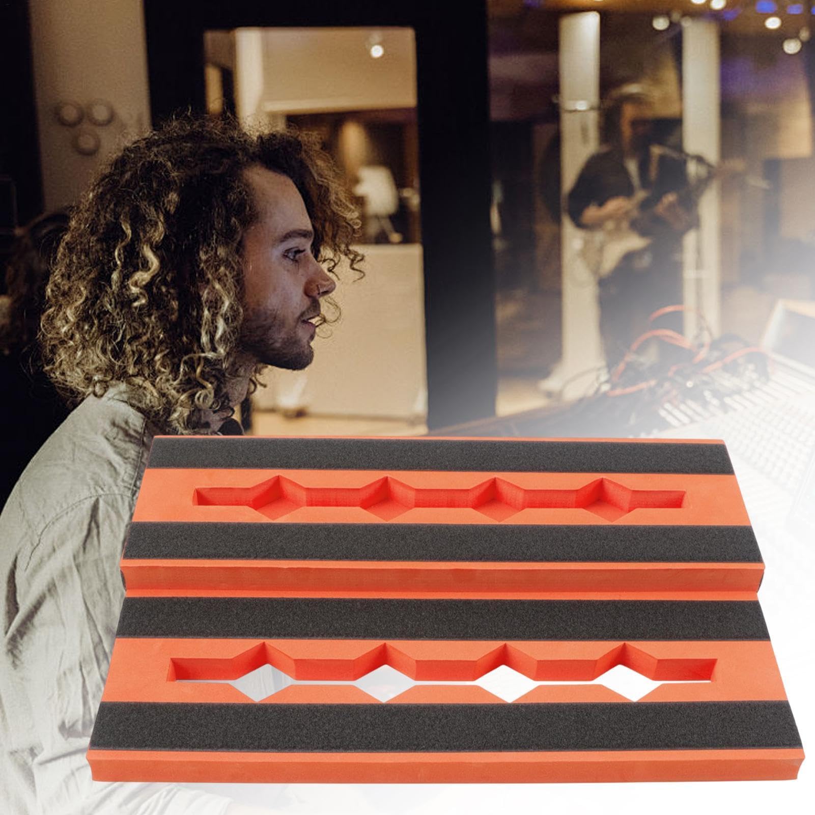 Zasilana tablica pedałowa, tablica pedałów gitarowych Pedalboard bez