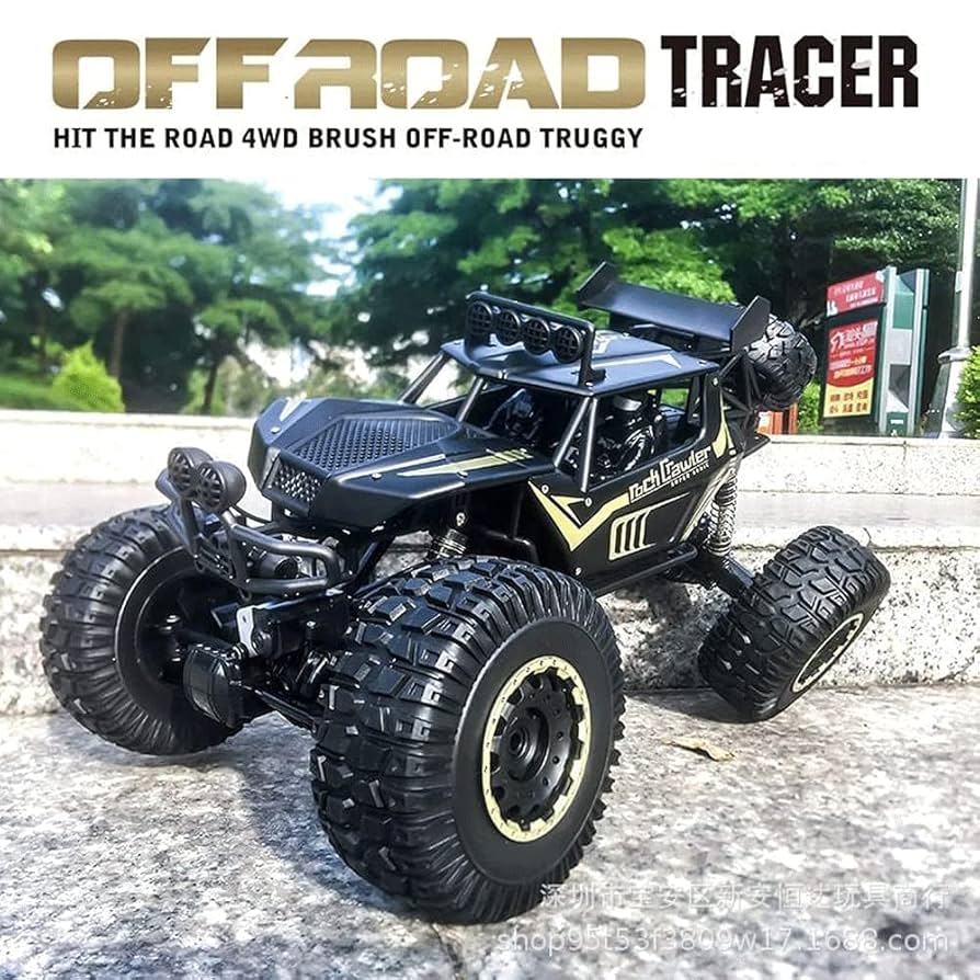 RC Buggy 1/8 Large Remote Control Car, 4WD Off Road Rock