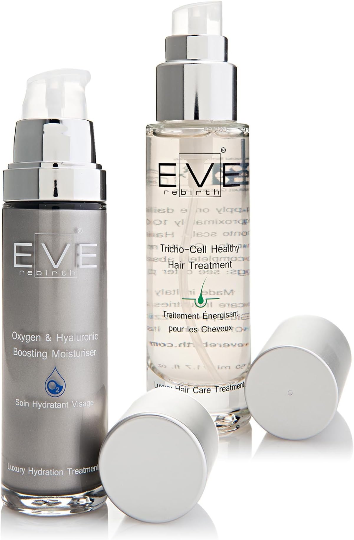 KIT: Oxygen & Hyaluronic Boosting Moisturiser/Tricho-Cell Healthy Hair Treatment