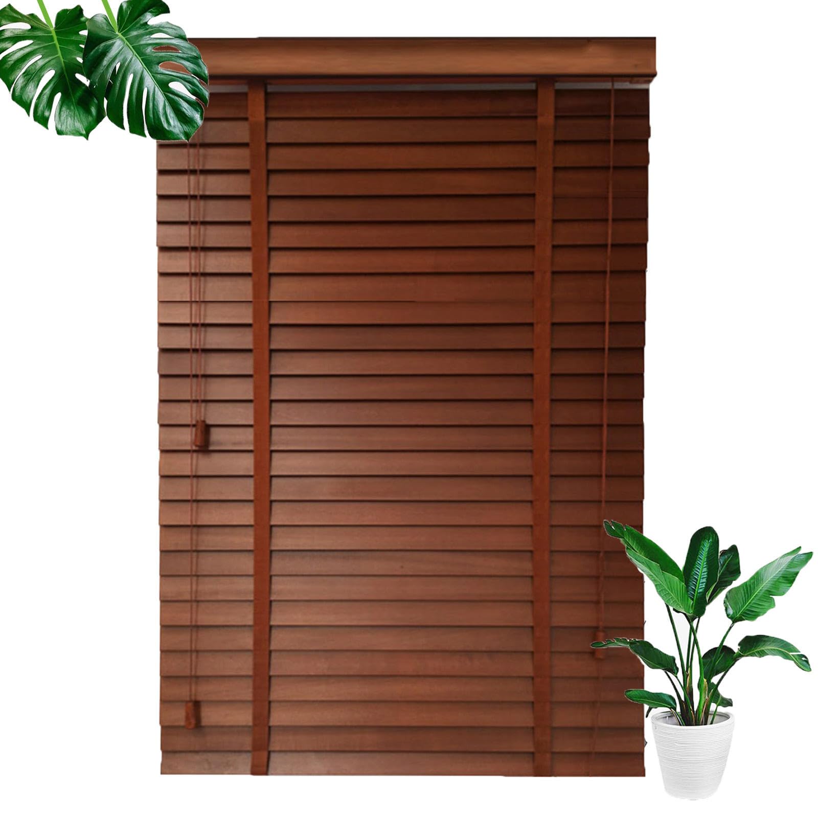 Persianas Venecianas De Madera Maciza, Cortinas De