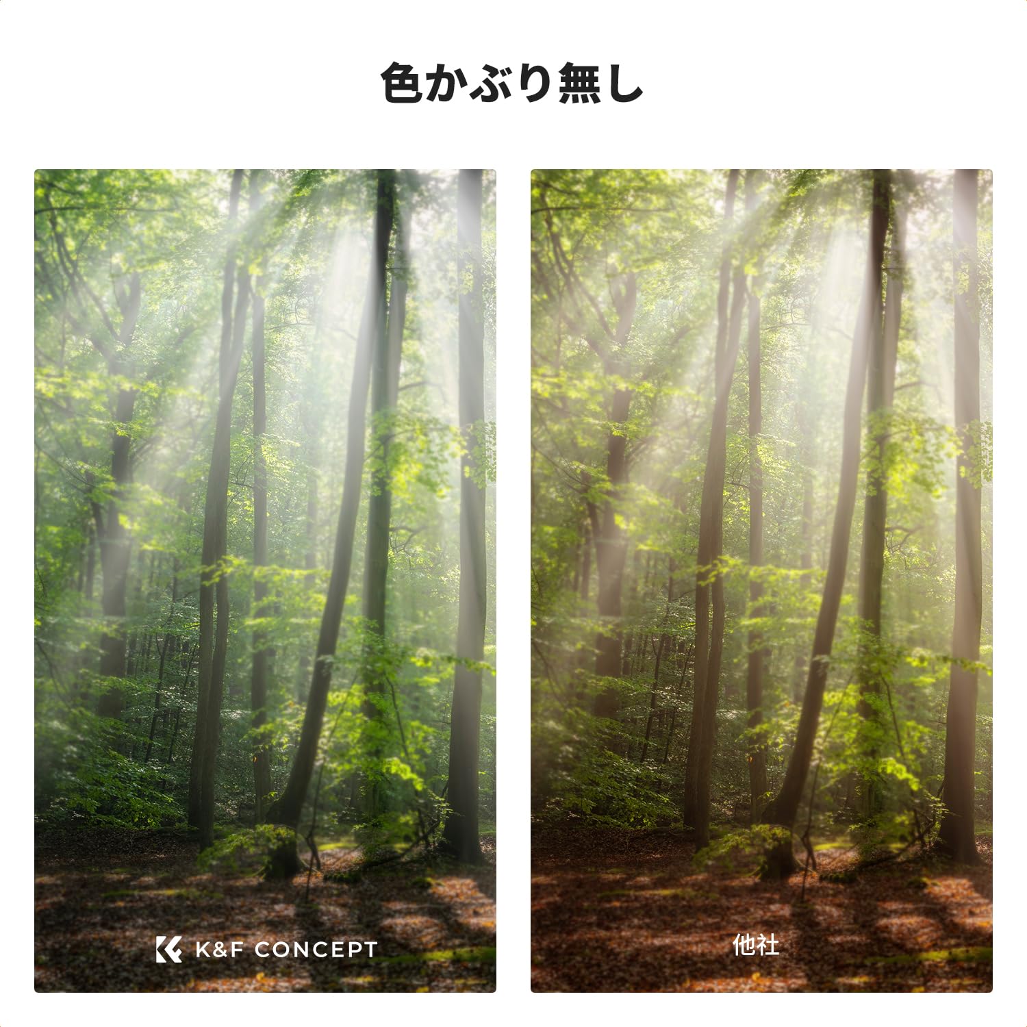 Amazon | K&F CONCEPT 49mm ブラックミスト1/4+1/8フィルターセット