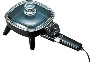 Brentwood SK-45 6" Non-Stick Mini Electric Skillet, The Perfect Appliance for Quick and Easy Meals