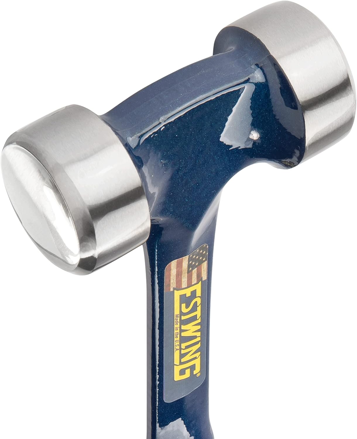 Estwing Lineman's Hammer - 40 oz Electrical Utility Tool with Smooth Face & Shock Reduction Grip - E3-40L , Blue