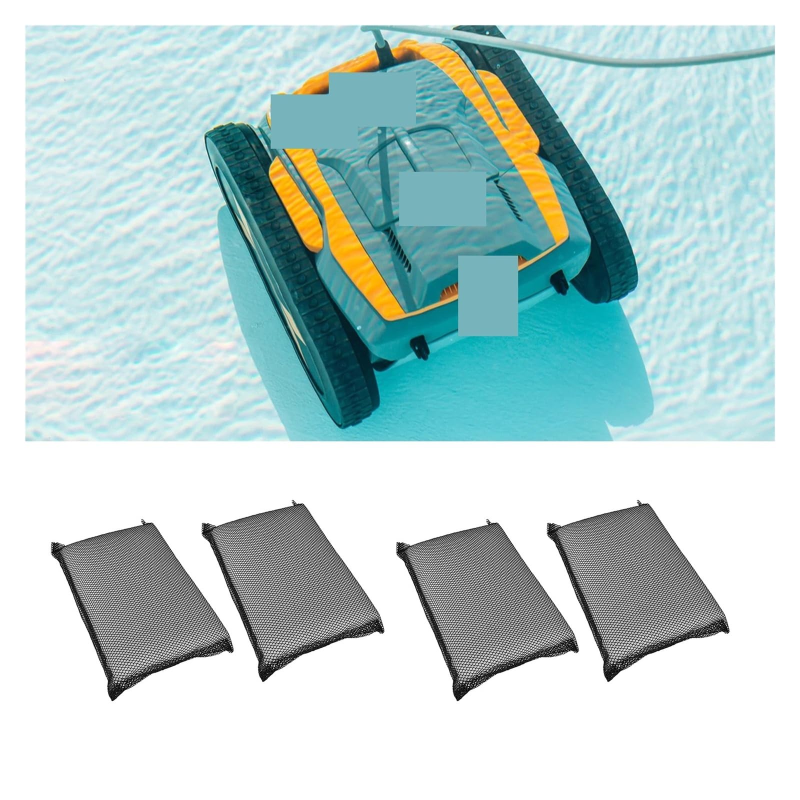 Almohadillas filtrantes robóticas Lavables for Limpiador de Piscinas, Piezas de Repuesto for aspiradoras