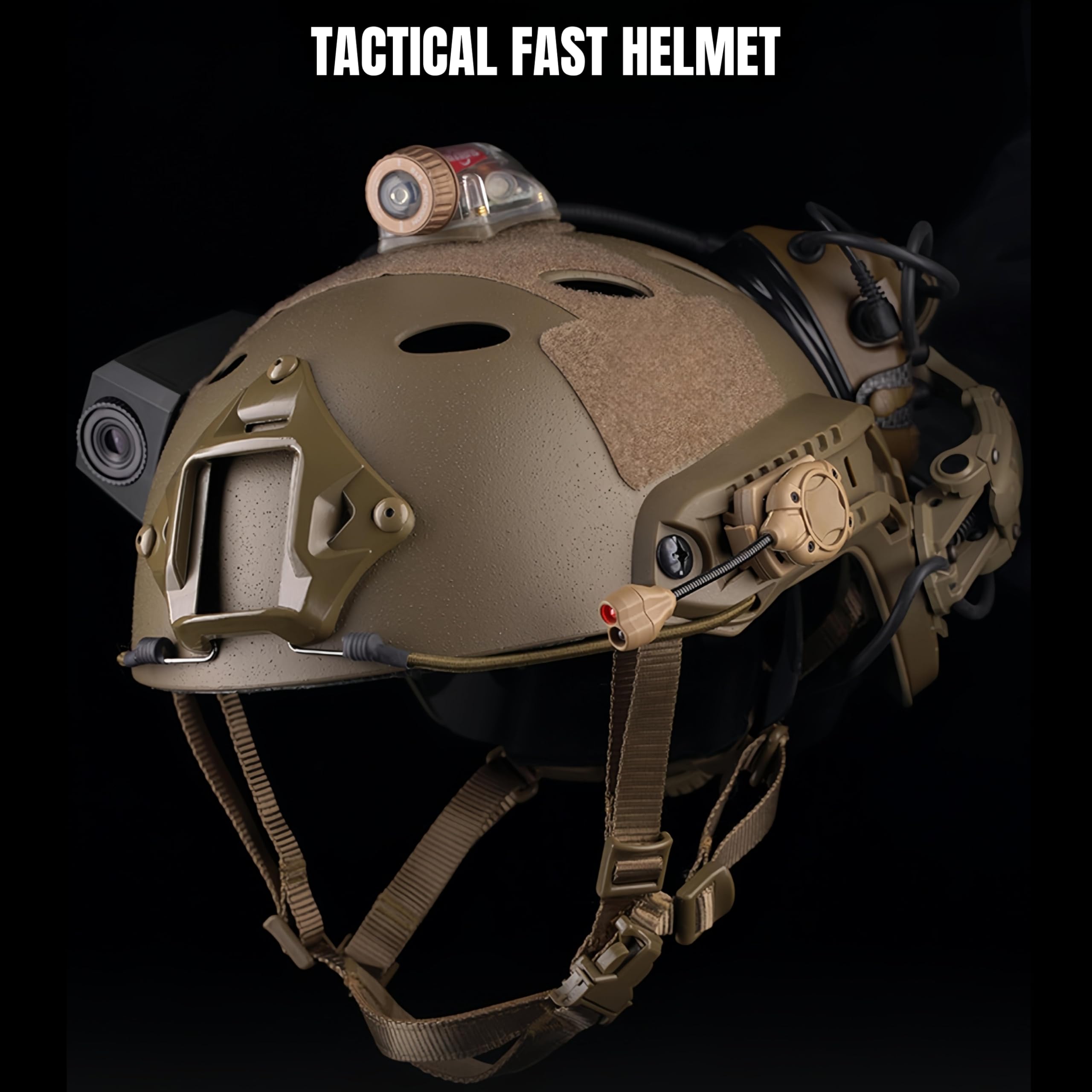 Caschi Airsoft FAST PJ, caschi protettivi tattici per esterni, da combattimento, da guerra, sportivi, da caccia, CS, paintball, casco semicoperto