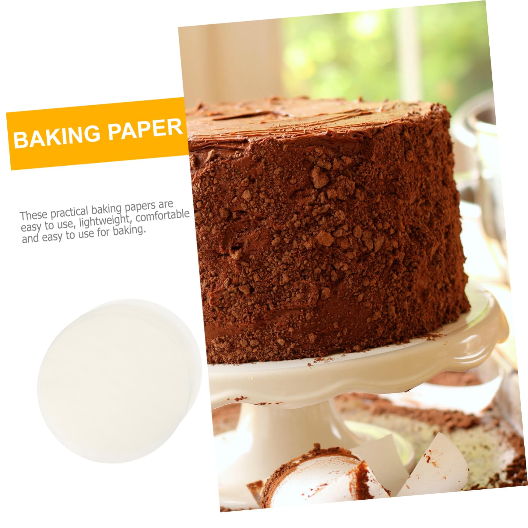 IMIKEYA 500pezzi Carta da Forno Antiaderente Quadrata Carta da Cucina e Antiolio Forniture per Cottura Pratica e Resistente