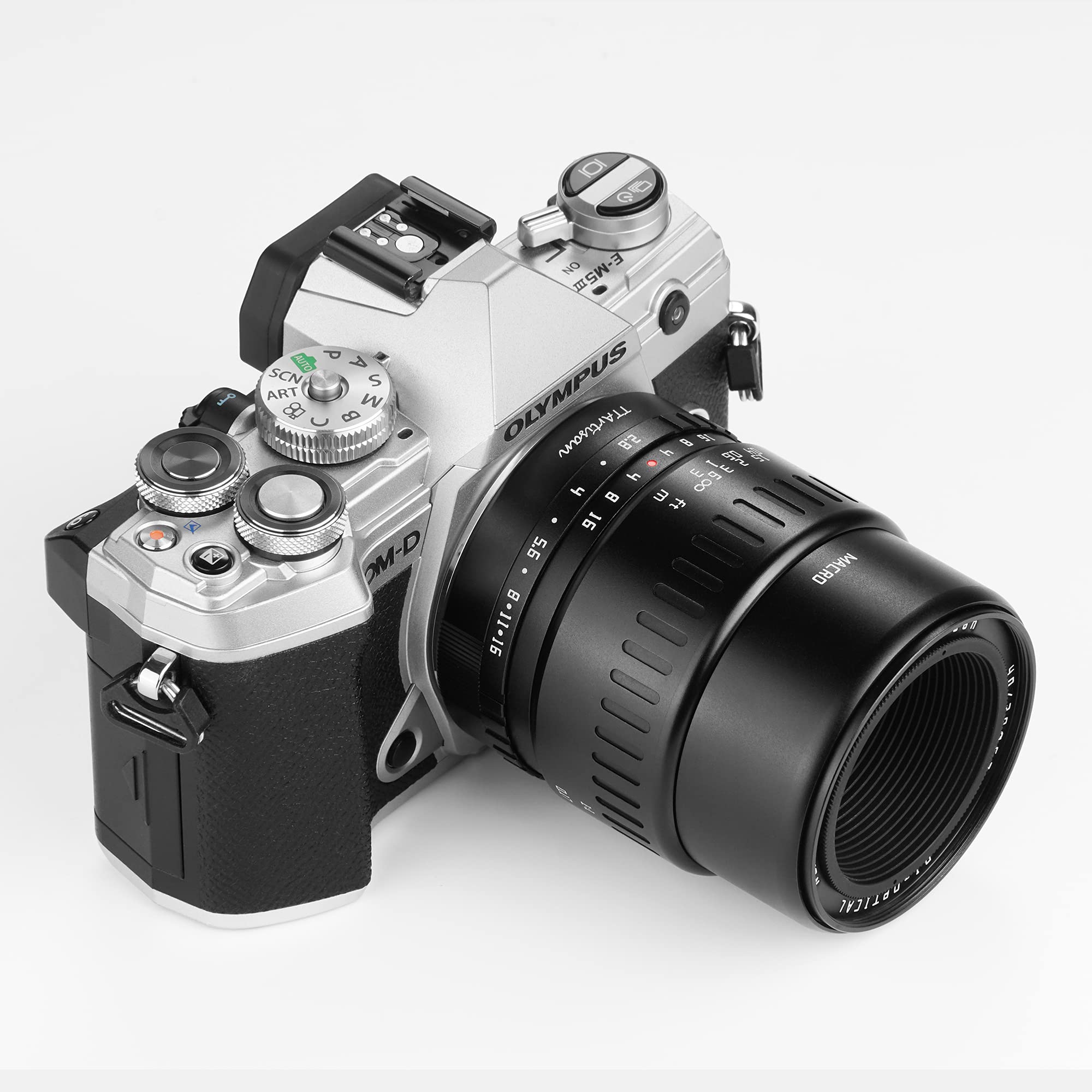 TTARTISAN 40mm F2.8 Objetivo de cámara Macro para Montura M43 APS-C Enfoque Manual para Insectos Joyería Retrato Naturaleza Muerta