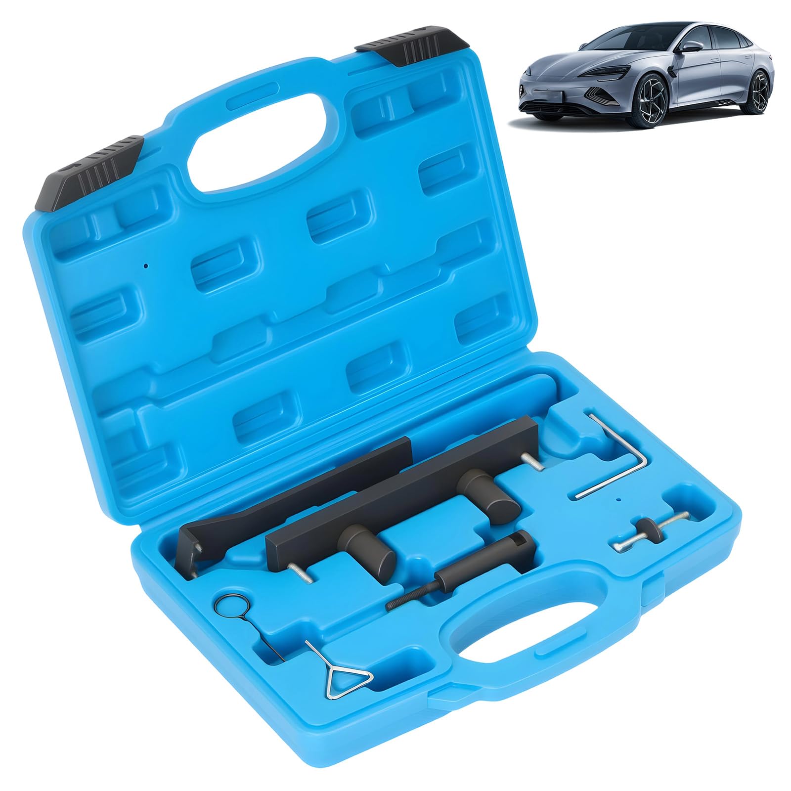 Kit Attrezzi per Messa in Fase Motore, Set di Strumenti per Allineamento e Fasatura Alberi a Camme Compatibile con Audi A3 A4 A6 VW Golf Passat Touran 2.0L FSI/TFSI