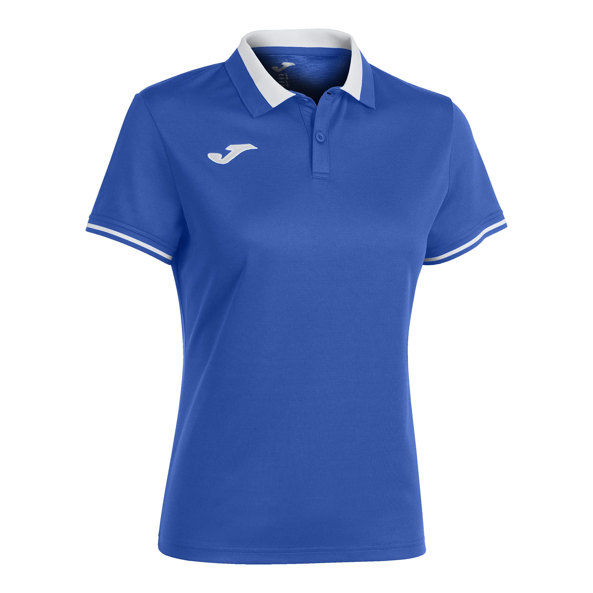 Joma 901272.702.Xs Championship VI Short-Sleeved Polo Shirt Royal White