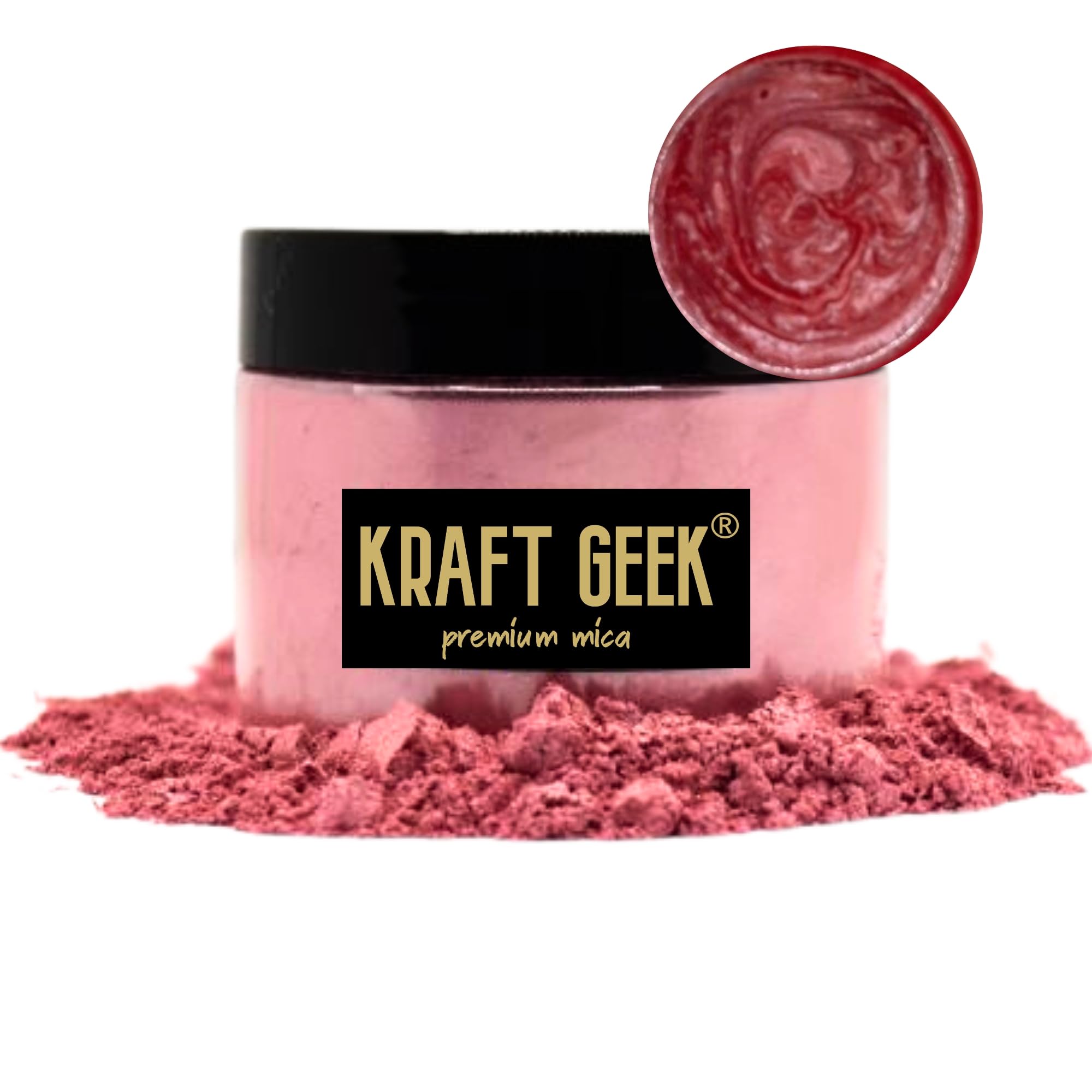 Rose Pink Premium Mica Powder 50g. Powder Dye for Epoxy Resin Pigment Natural Soap Colouring, Candle, Slime, Bath Bombs