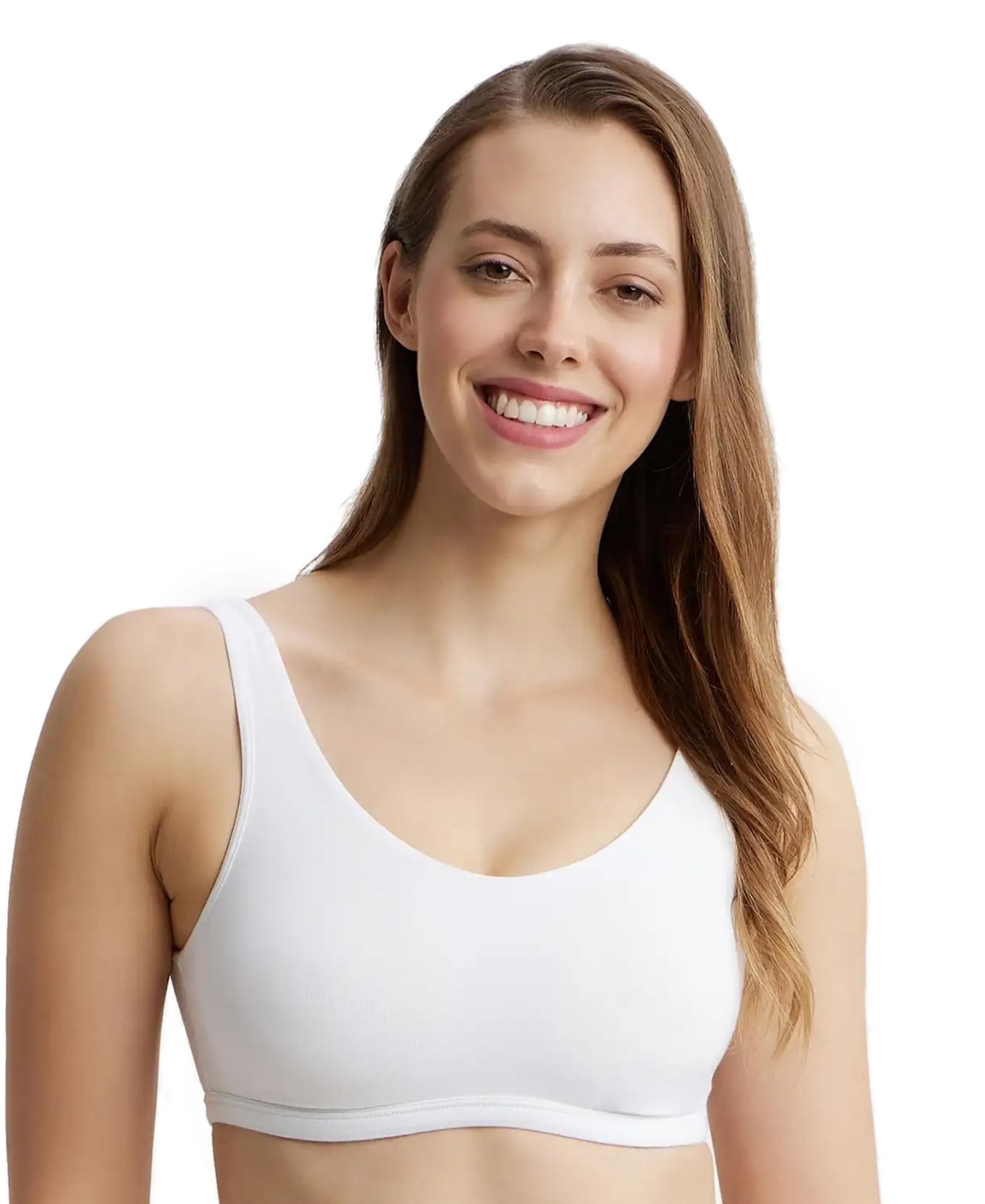 1550 Women's Super Combed Cotton Elastane Stretch Slip On Crop Top with Stay Fresh Treatment