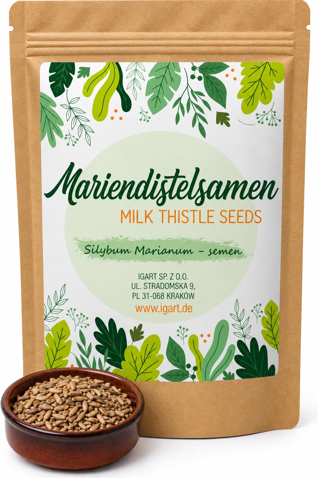 Whole Milk Thistle Seeds 1kg | Natural Milk Thistle | Milk Thistl...