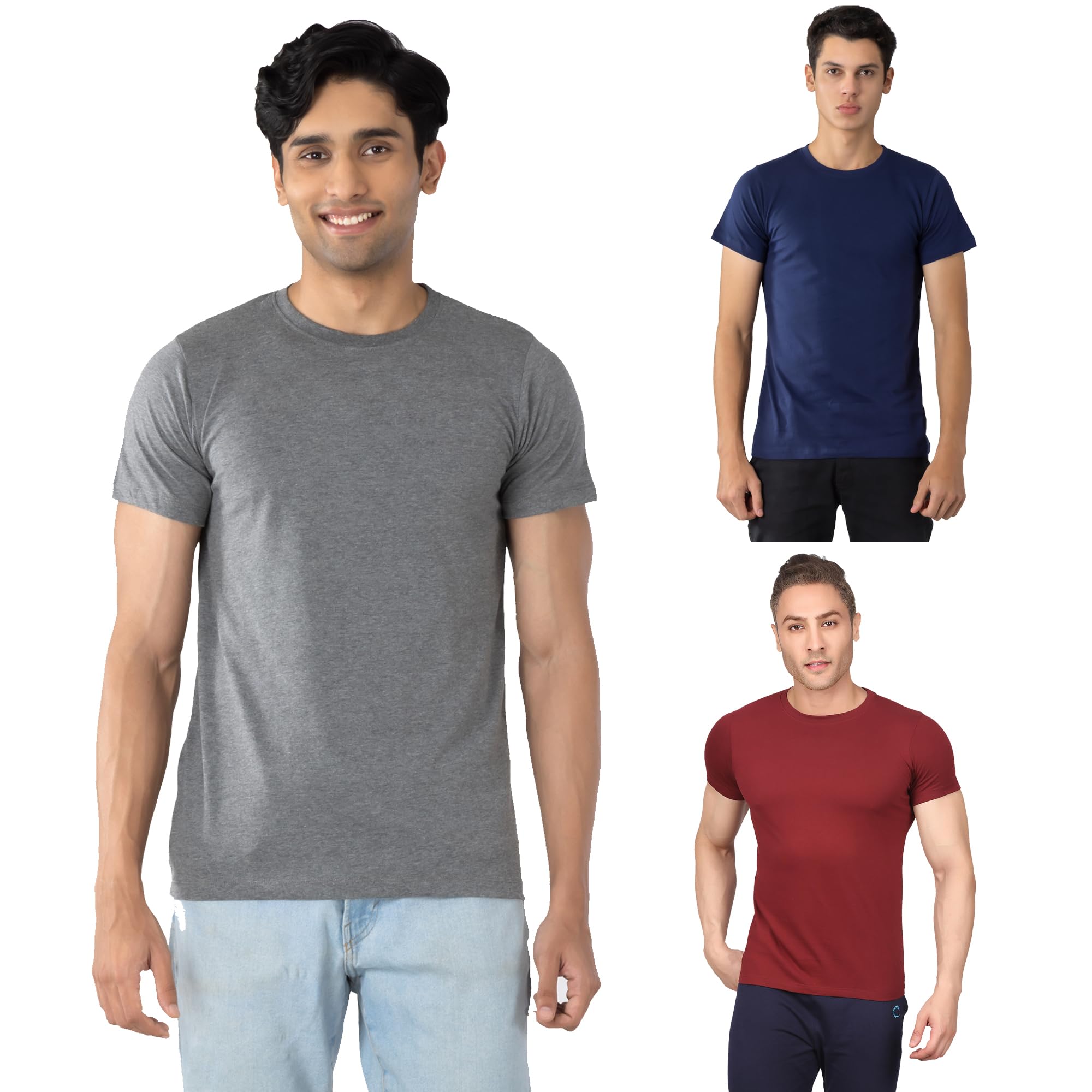 ChromozomeMens Cotton Rich T-Shirts (Pack of 3)